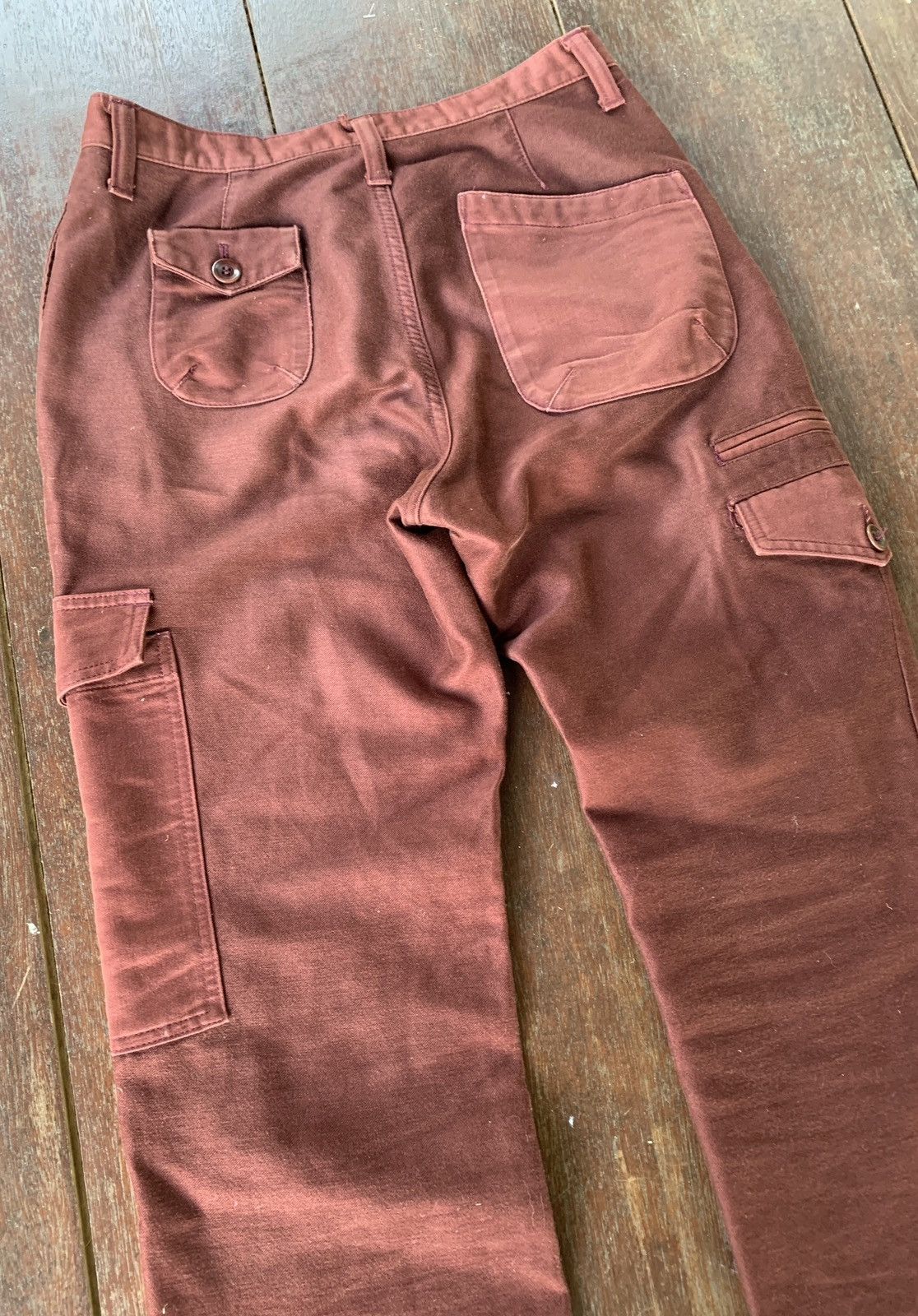 ADAM ET ROPE Adam Et Rope Japan brown cargo pants Size US 32 / EU 48 - 3 Thumbnail