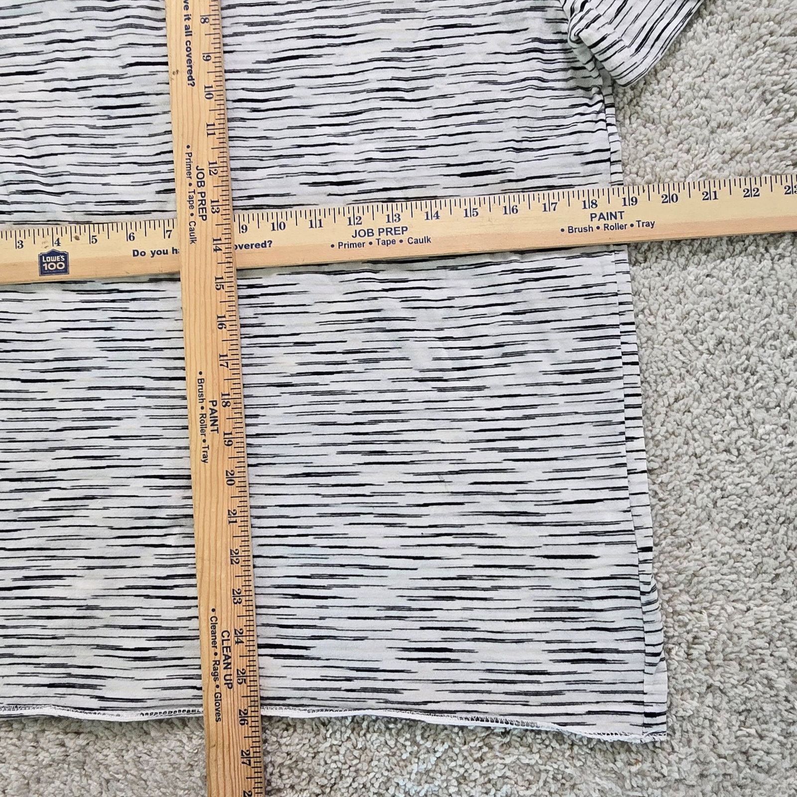 Allsaints Allsaints All Saints mens Stripe T Shirt Slim Fit Medium Size US M / EU 48-50 / 2 - 5 Thumbnail
