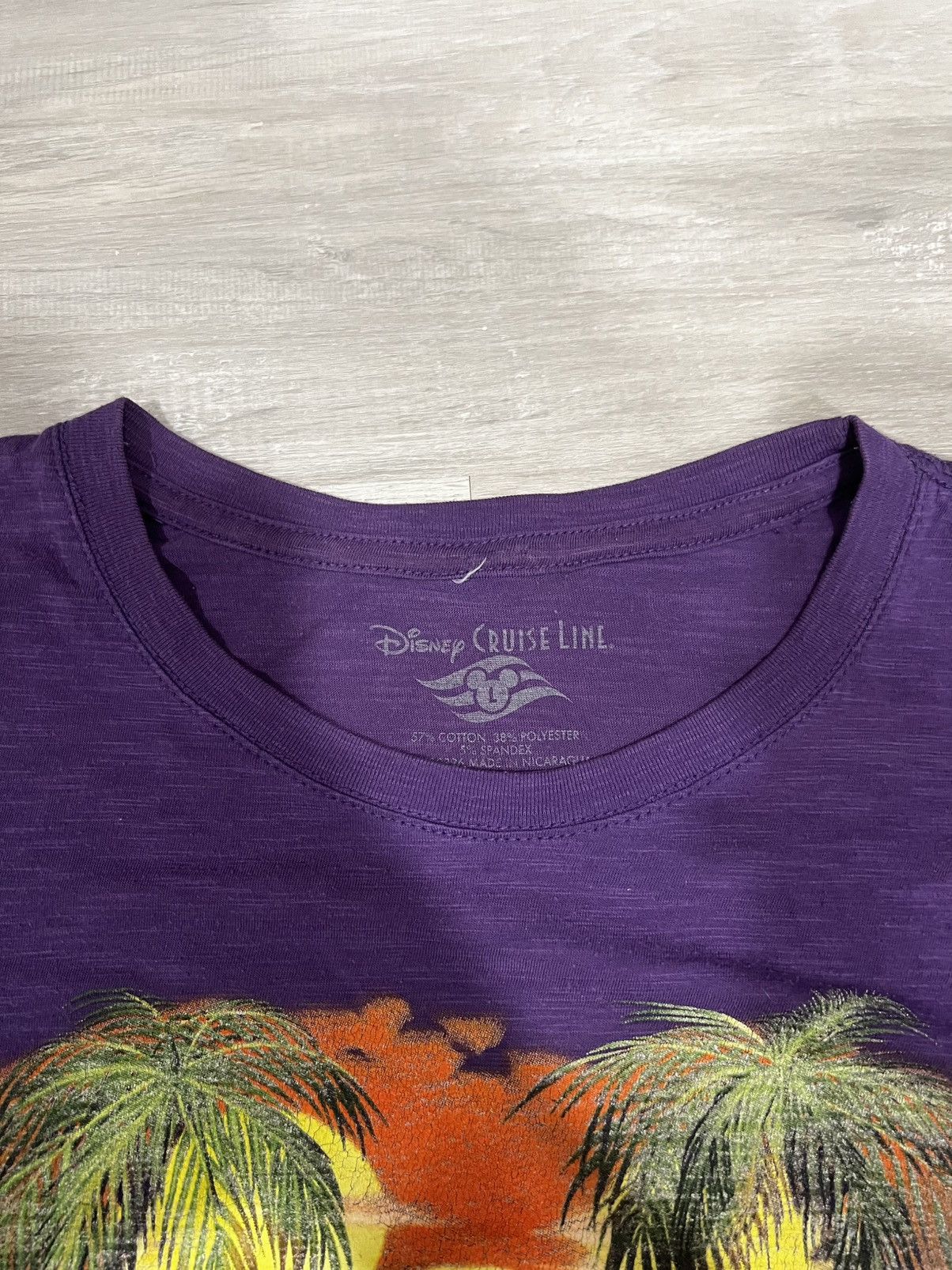 Disney × Vintage Vintage Disney Purple T-Shirt Size US S / EU 44-46 / 1 - 4 Thumbnail