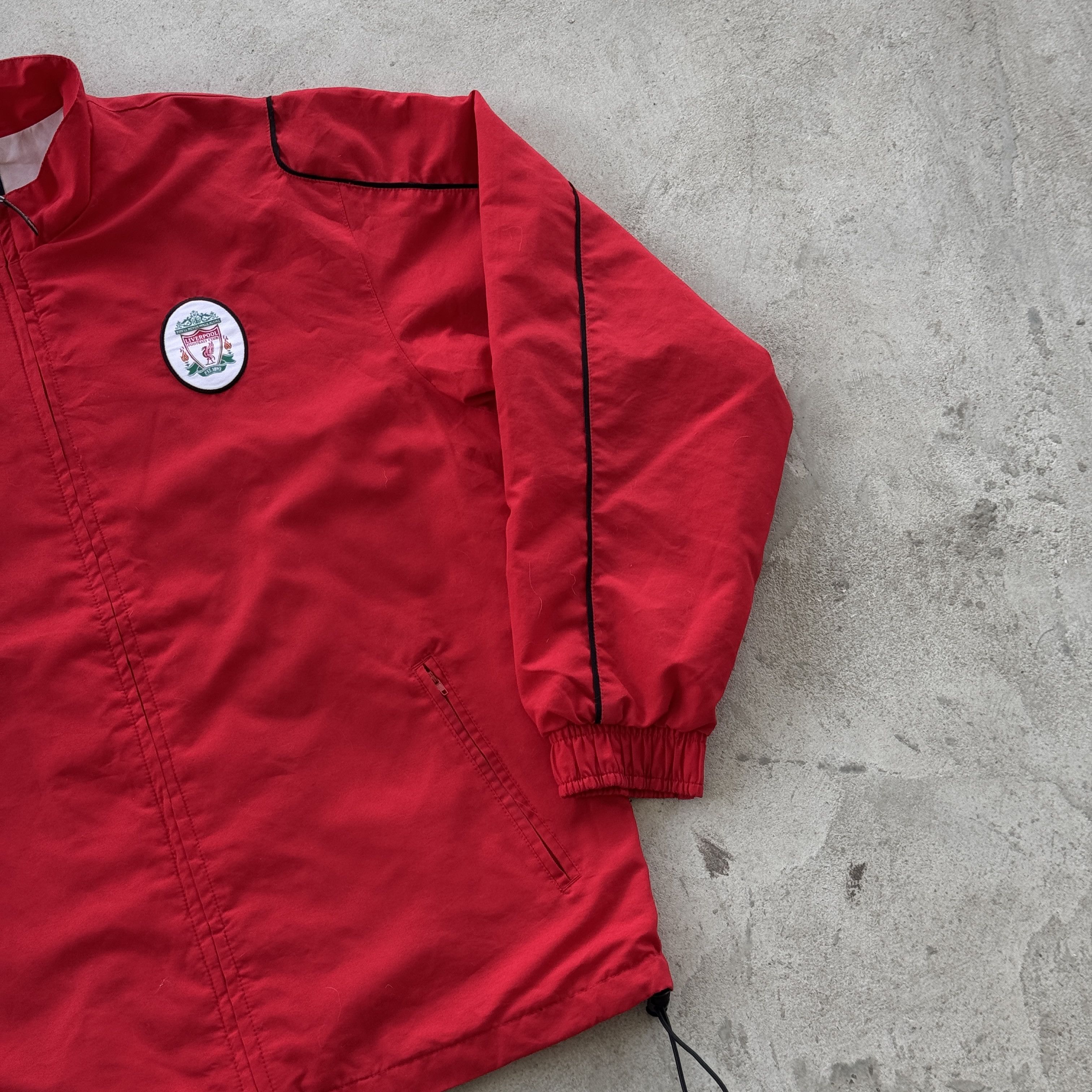 Reebok Vintage Reebok Liverpool FC Track Jacket Red Full Zip Size M Size US M / EU 48-50 / 2 - 3 Thumbnail