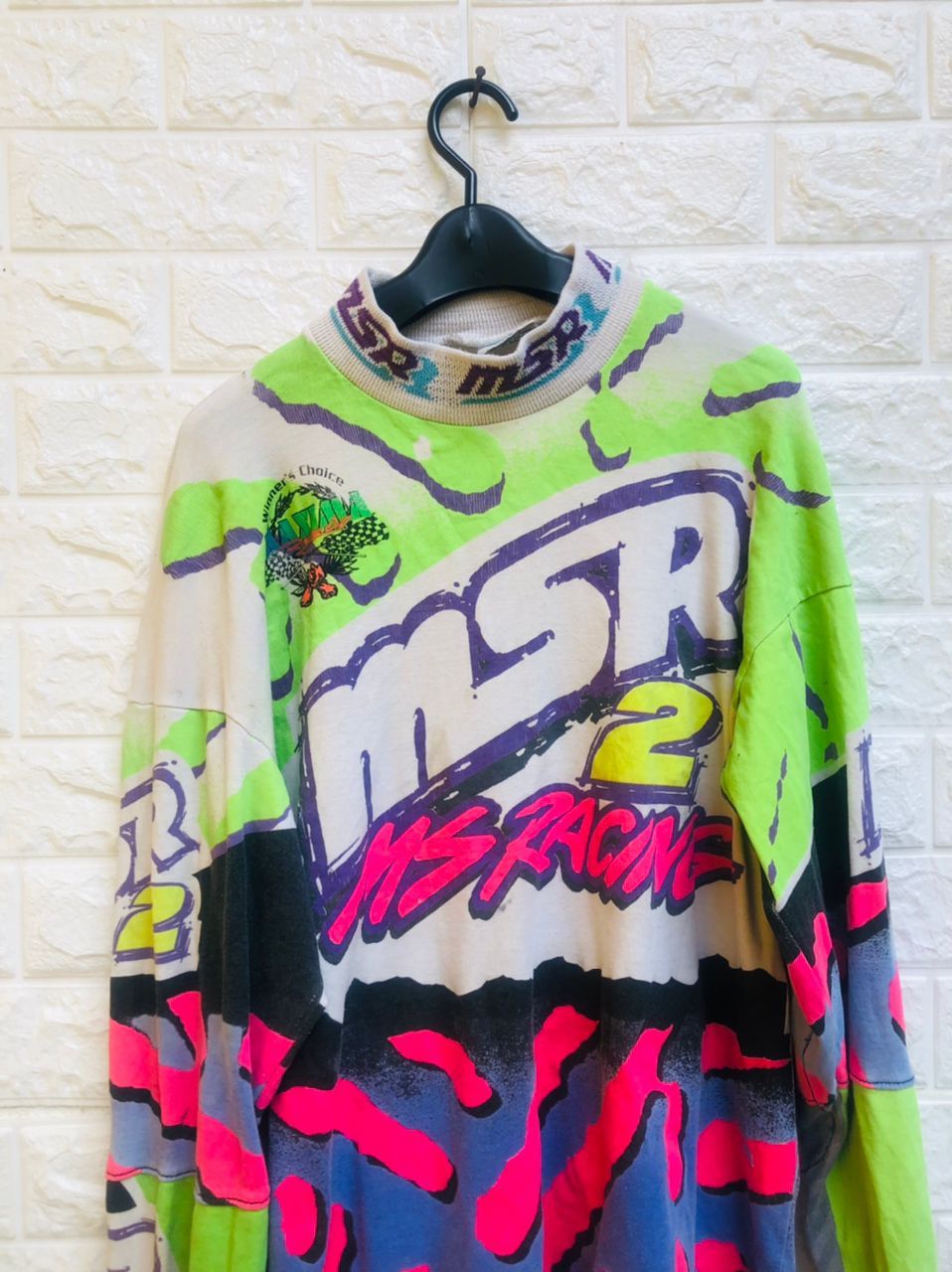 Japanese Brand Vintage MSR Racing Motorsport Designer Fashion Style Size US L / EU 52-54 / 3 - 3 Thumbnail