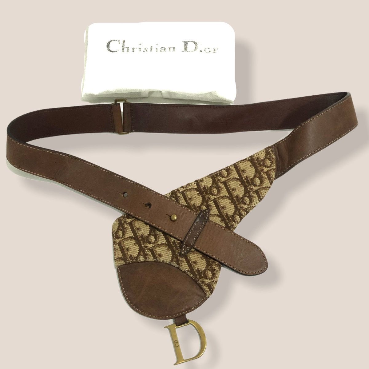 Dior ‼️LASTDROP‼️ CHRISTIAN DIOR TROTTER SADDLE WAIST BAG RARE ITEM Size ONE SIZE - 1 Thumbnail