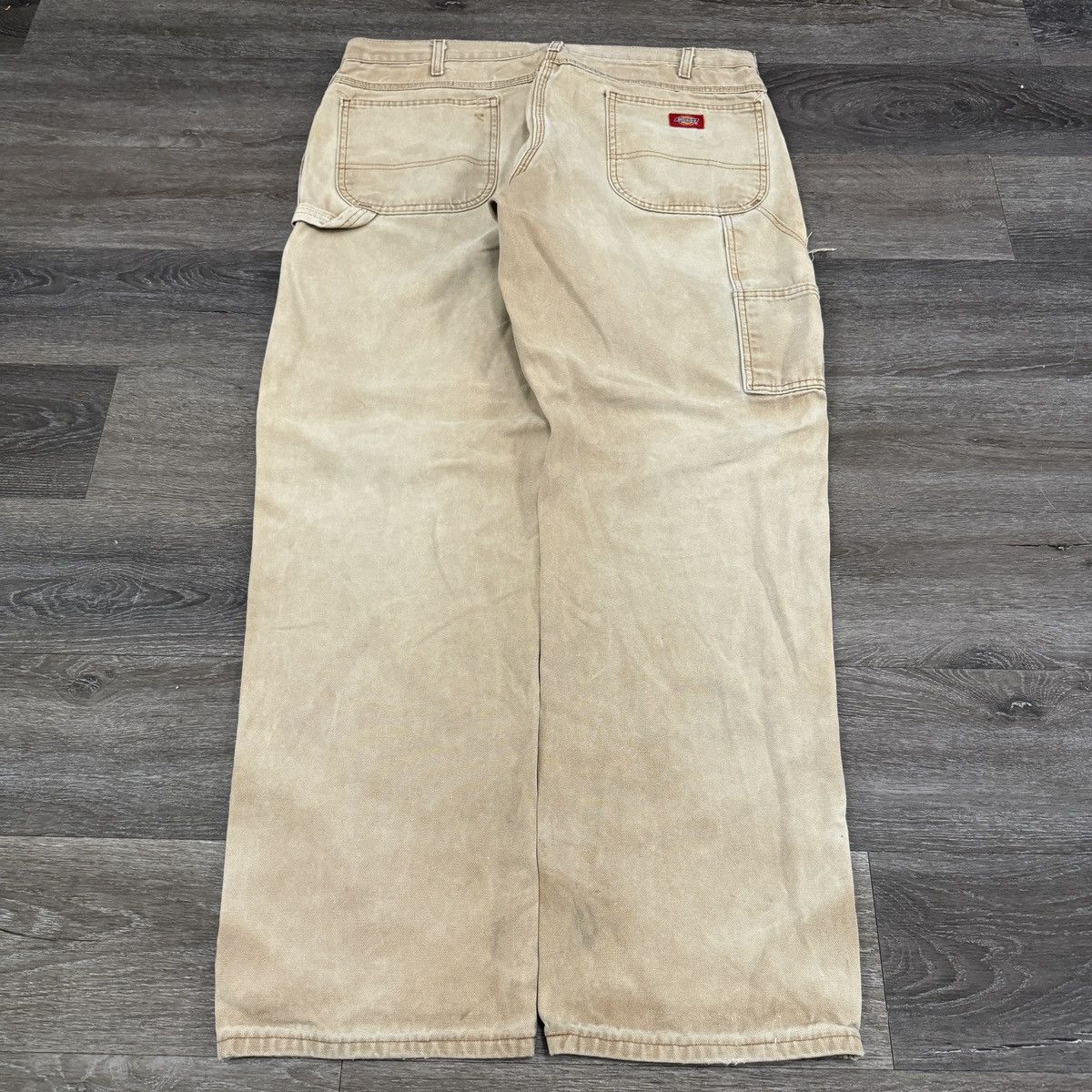 Dickies × StraightFaded × Vintage Vintage 90s sunfaded dickies carpenter baggy pants Size US 38 / EU 54 - 1 Thumbnail