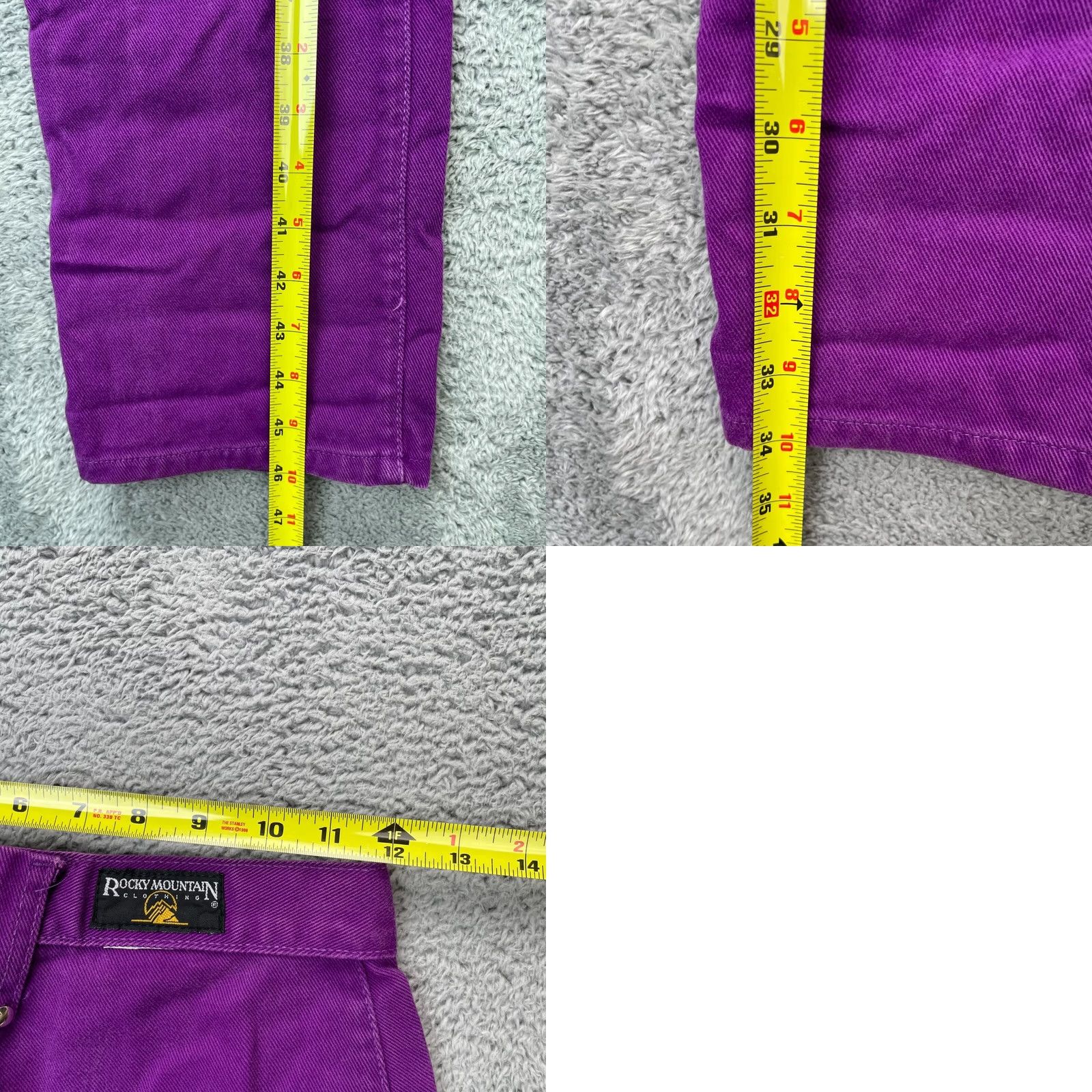 Vintage VINTAGE Rocky Mountain Jeans Womens 24x34 Purple Denim High Waist Western Boho Shirt Hat Jeans? Size 28" / US 6 / IT 42 - 8 Thumbnail