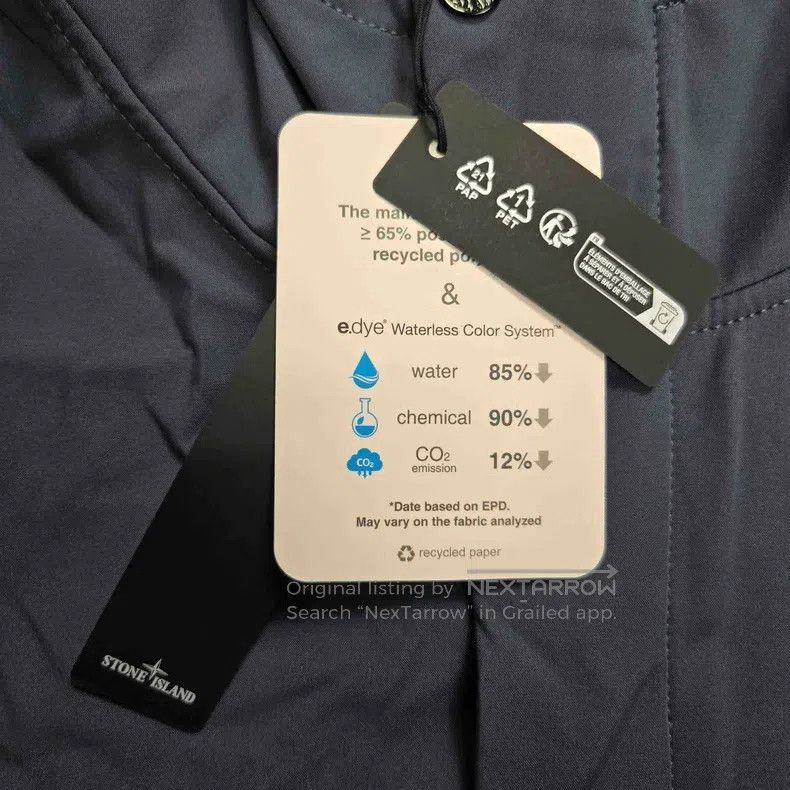 Stone Island Stone Island Solid Color Single-breasted Hooded Long Sleev Size US XL / EU 56 / 4 - 3 Thumbnail