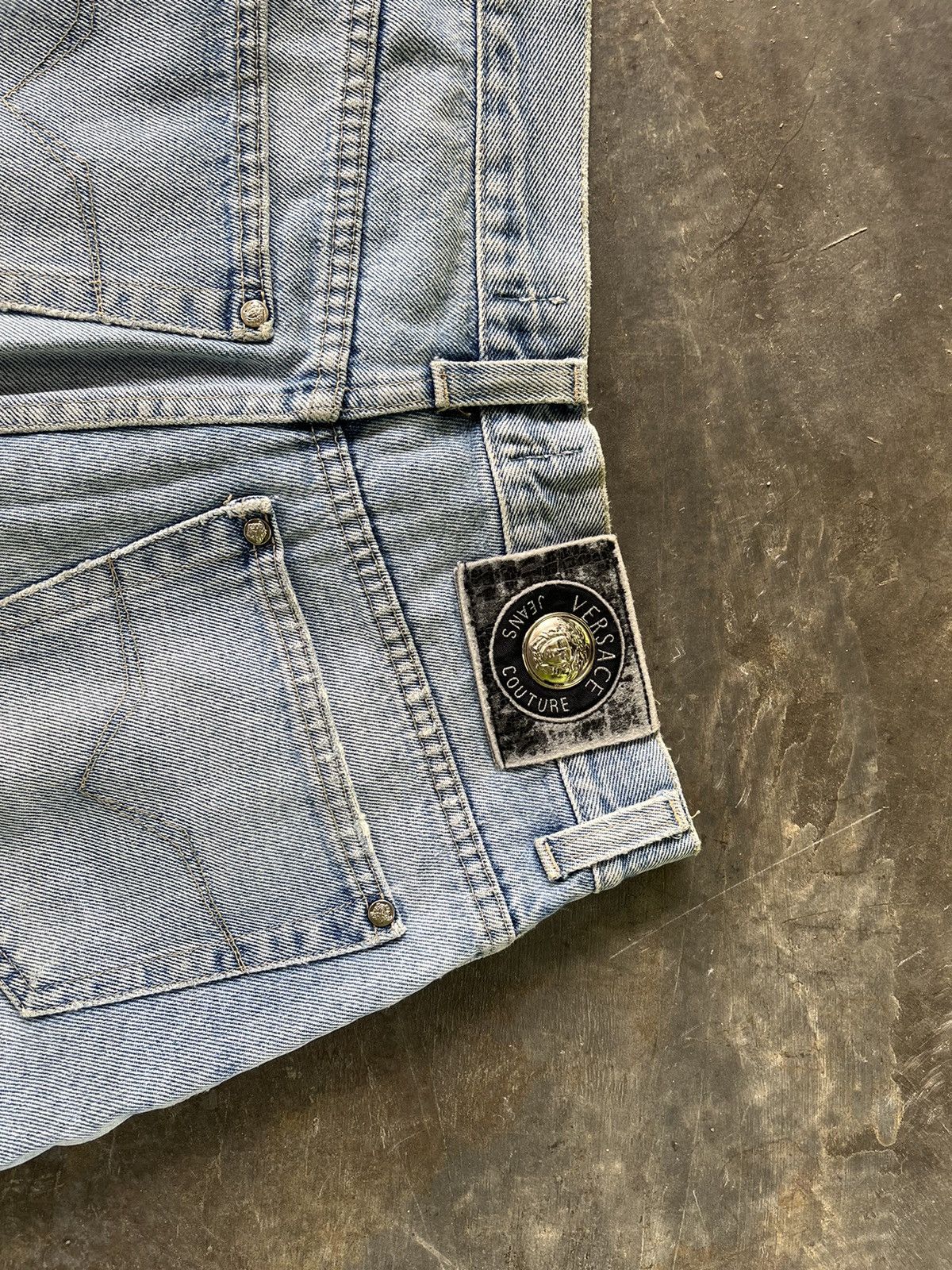 Versace Jeans Couture × Vintage Vintage Versace Denim Size US 28 / EU 44 - 21 Thumbnail