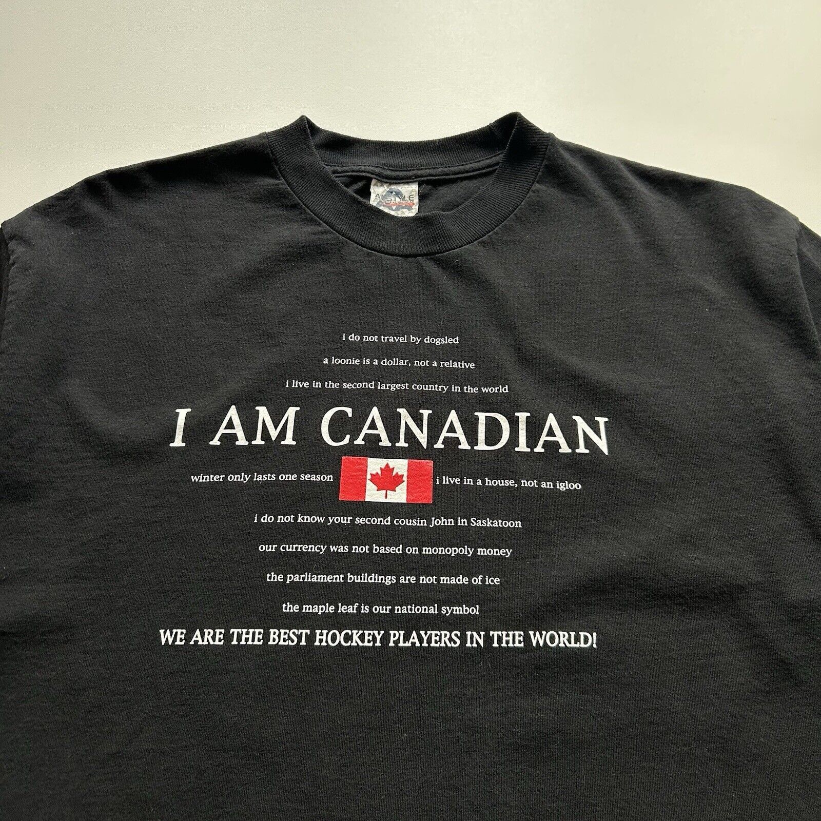 Vintage Vintage Y2K I Am Canadian Funny Canada T Shirt Large Faded Size US L / EU 52-54 / 3 - 2 Thumbnail