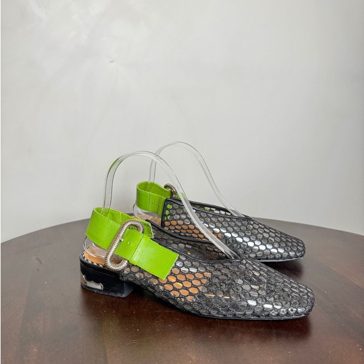 Toga Pulla Toga Pulla Mesh PVC Slingback Loafers - Size 37 Size US 6.5 / IT 36.5 - 3 Thumbnail