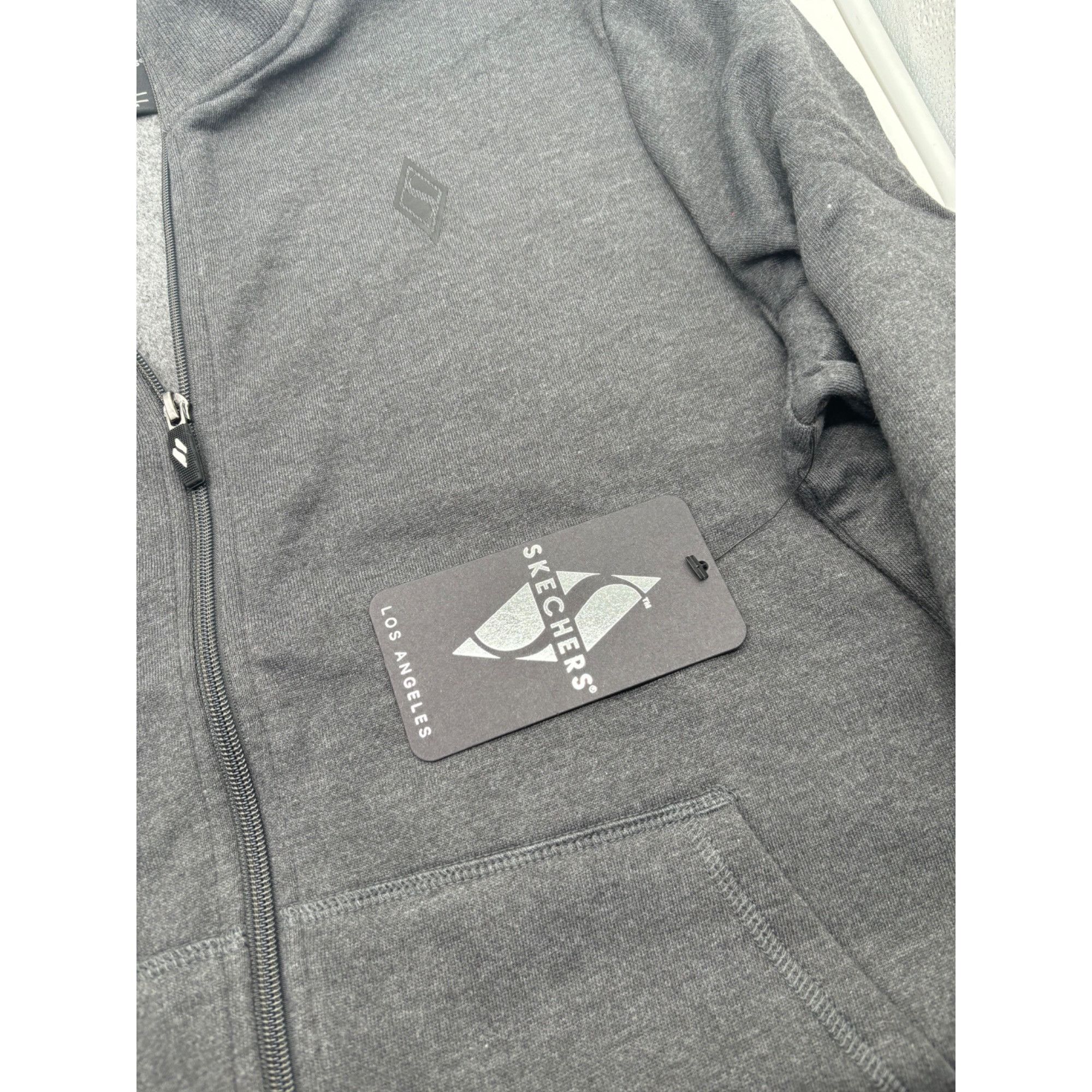 SKECHERS Skechers Apparel Diamond Logo Mock Neck Full Zip Fleece Jac Size US L / EU 52-54 / 3 - 6 Thumbnail