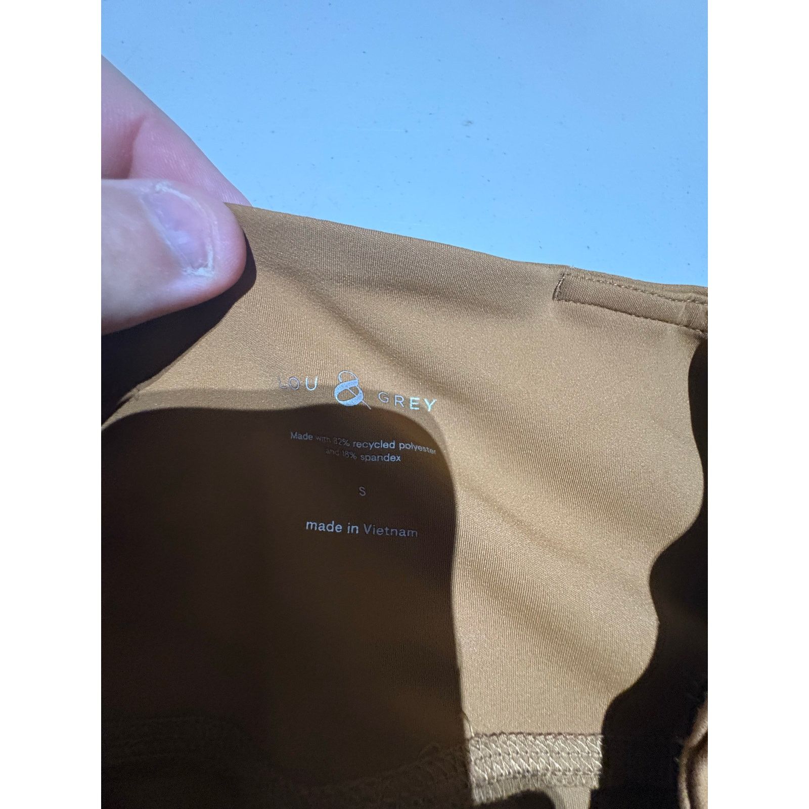 Lou & Grey Lou & Grey Women’s Brown Leggings Size Small Stretch Size 27" / US 4 / IT 40 - 5 Thumbnail
