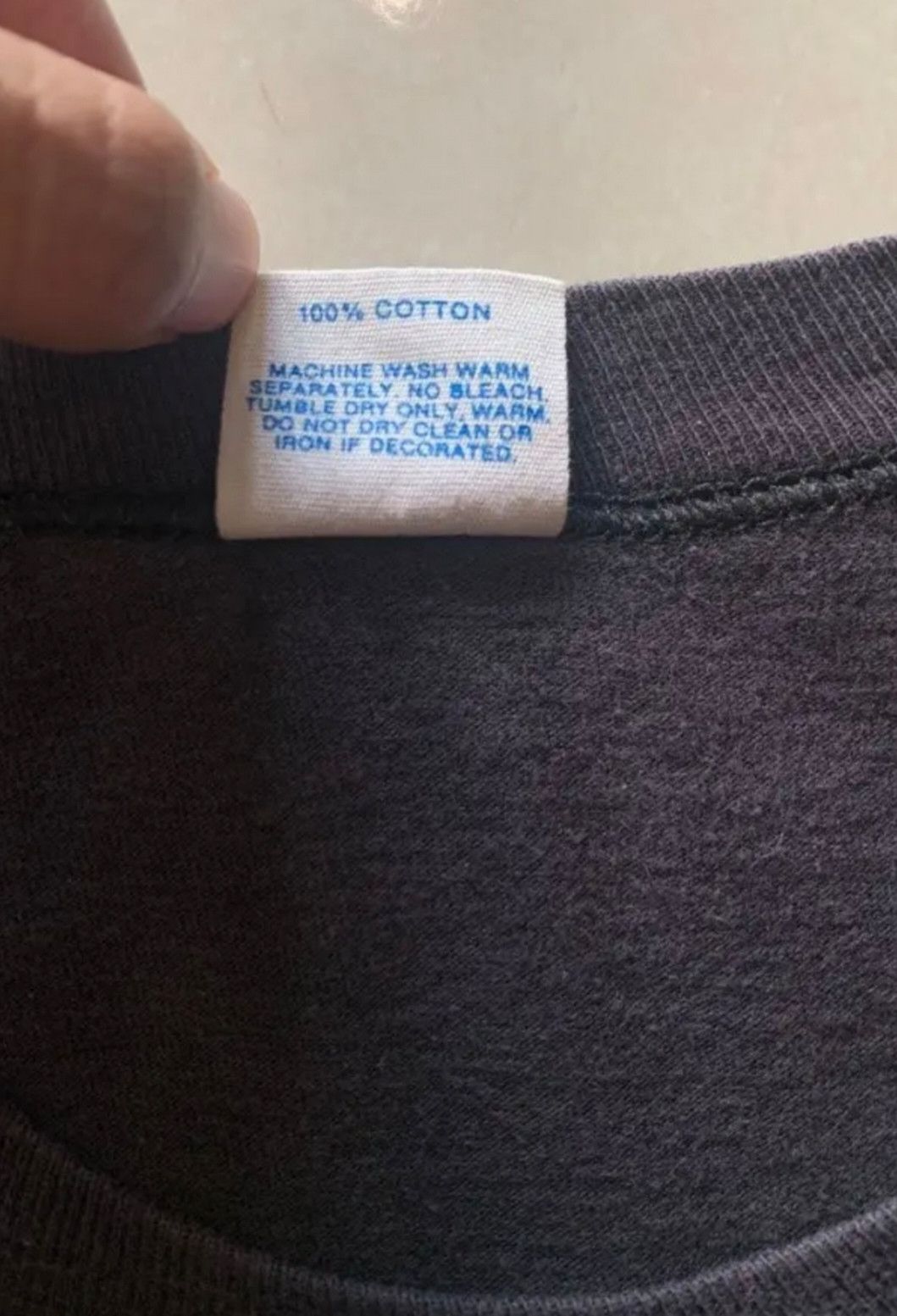 Mickey Mouse 🔥Vintage 80's Rare Mickey Mouse Blue Bar Tag Size US XL / EU 56 / 4 - 4 Thumbnail
