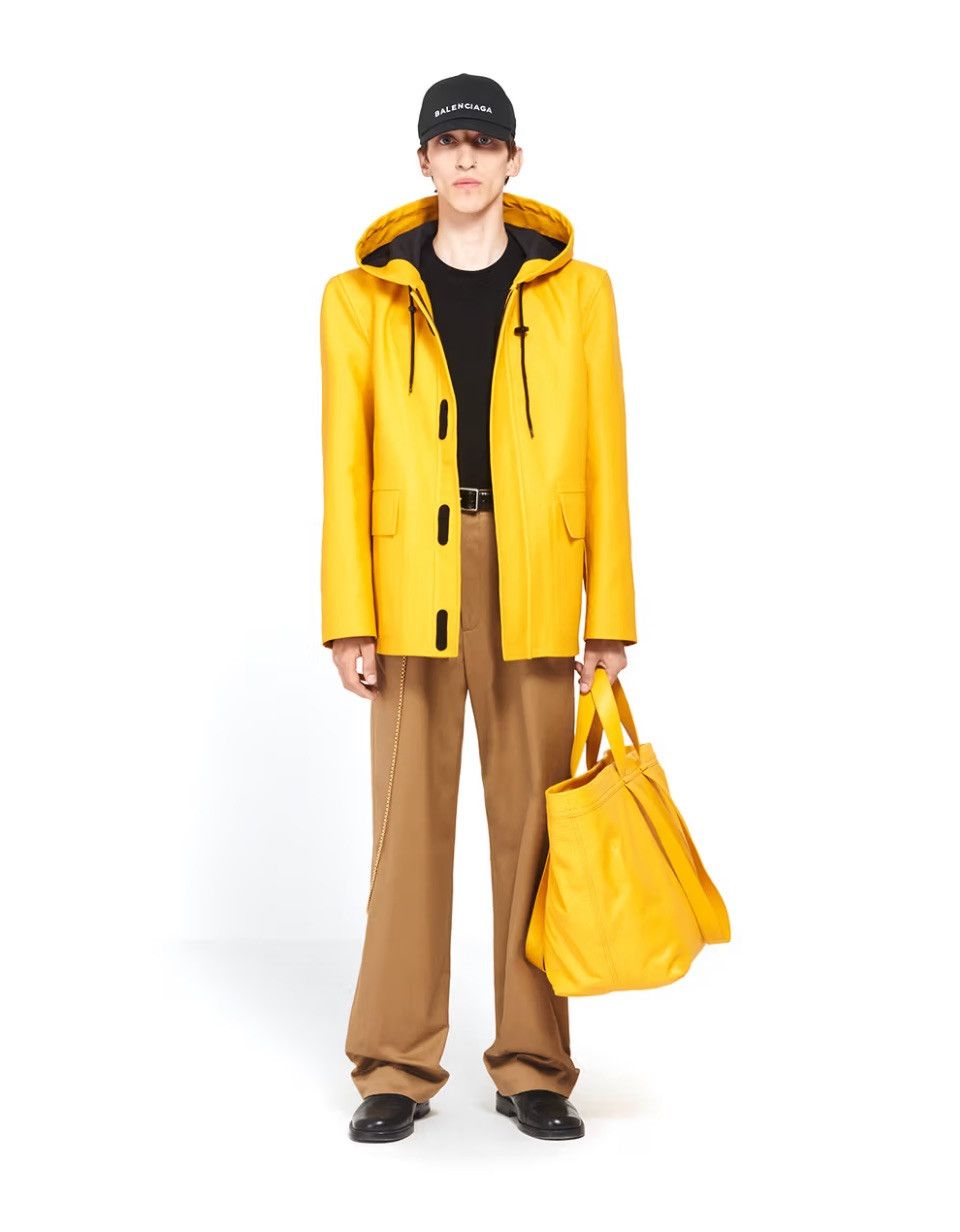 Balenciaga Runway Balenciaga Demna Gsavalia Hooded Rain Jacket Size US S / EU 44-46 / 1 - 1 Thumbnail