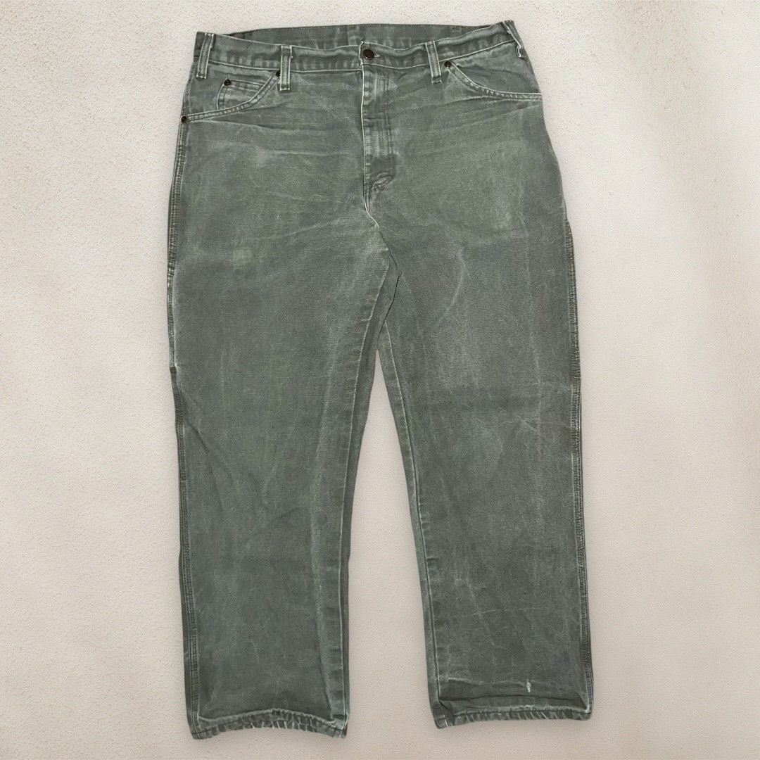 Dickies × Vintage Vintage Dickies Carpenter Pants Green Size US 36 / EU 52 - 1 Thumbnail