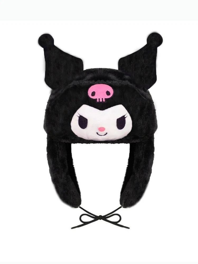 Japanese Brand × Vintage Y2K Kuromi Sanrio Hello Kitty Kawaii Ushanka Size ONE SIZE - 1 Thumbnail