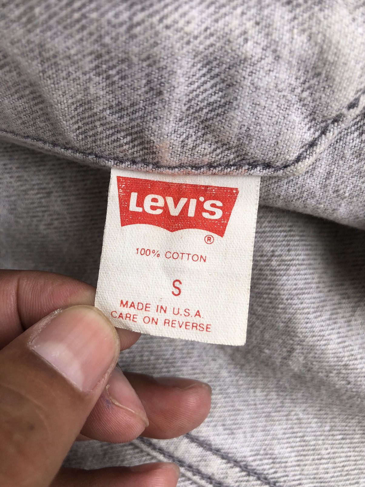 Levi's Vintage 80s Levis Denim Jacket Distressed Denim Size US M / EU 48-50 / 2 - 19 Thumbnail