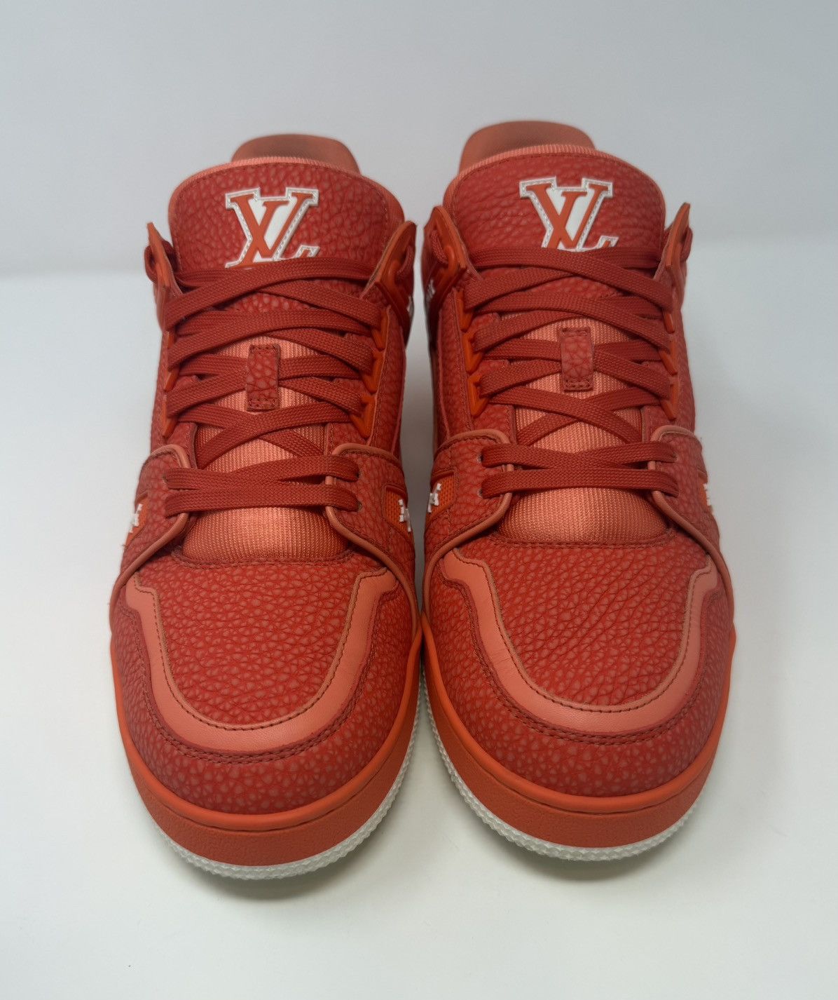 Louis Vuitton Louis Vuitton Trainer Sneaker Orange Size US 10.5 / EU 43-44 - 2 Thumbnail