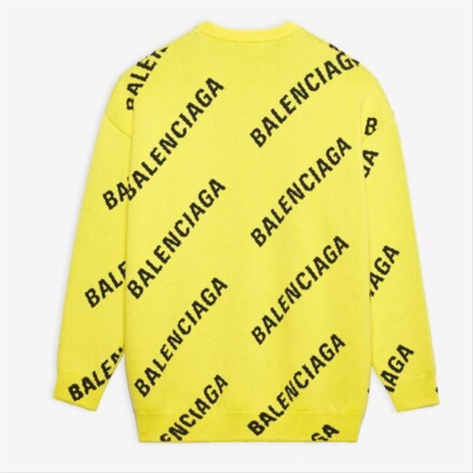 Balenciaga logo intarsia oversized sweater Size XS / US 0-2 / IT 36-38 - 8 Thumbnail