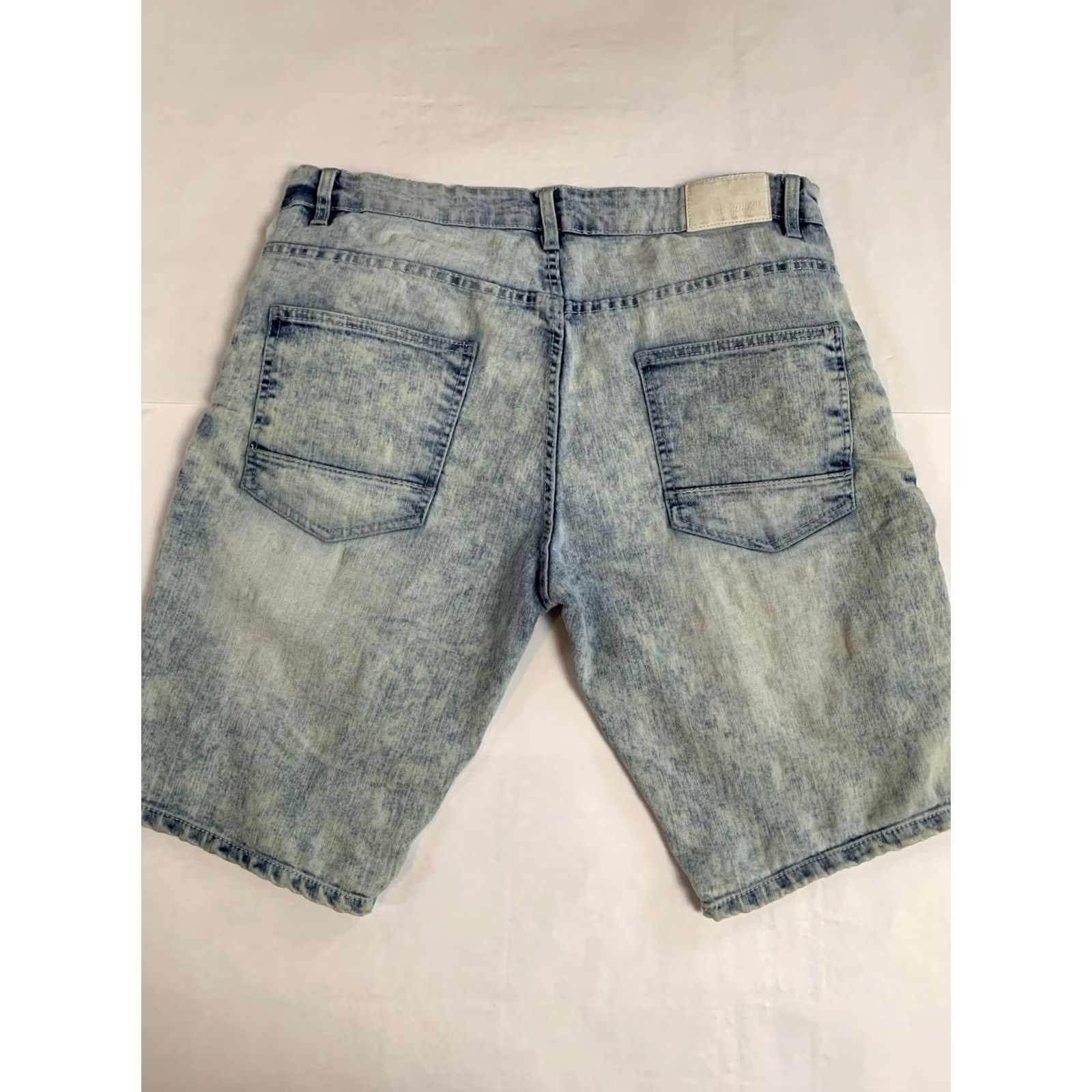 Southpole VINTAGE Southpole Shorts Mens 38 Blue Slim Bermuda Denim 5-Pocket Distressed Hip Hop Grunge Streetwear Punk Retro 90s Boys? Size US 38 / EU 54 - 2 Thumbnail
