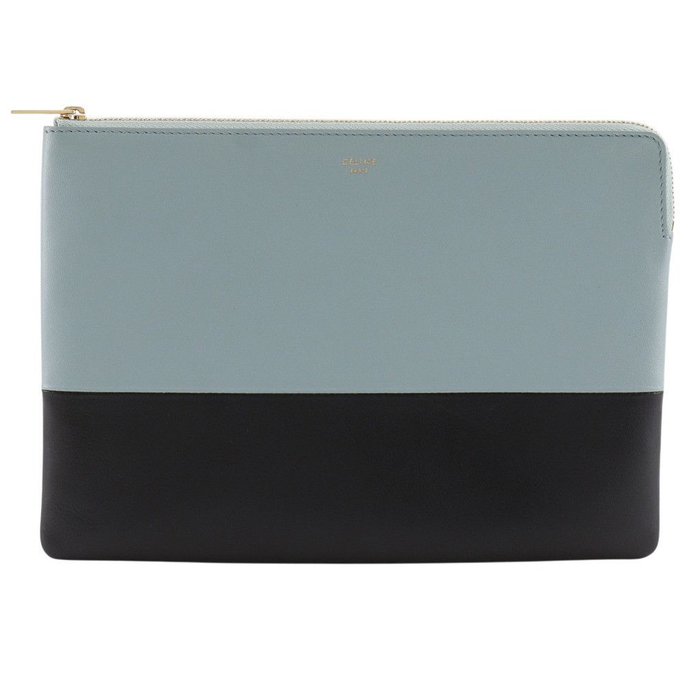 Celine Celine Celine Bicolor Calfskin Clutch Bag Leather Other 100093HTM.08GB DUTY FREE for USA Size ONE SIZE - 1 Thumbnail