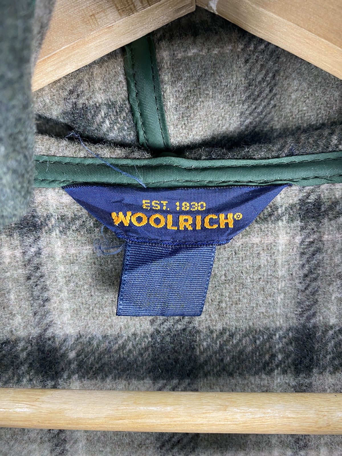 Designer Vintage 90s Woolrich Zipper Wool Jacket Size XL / US 12-14 / IT 48-50 - 12 Thumbnail