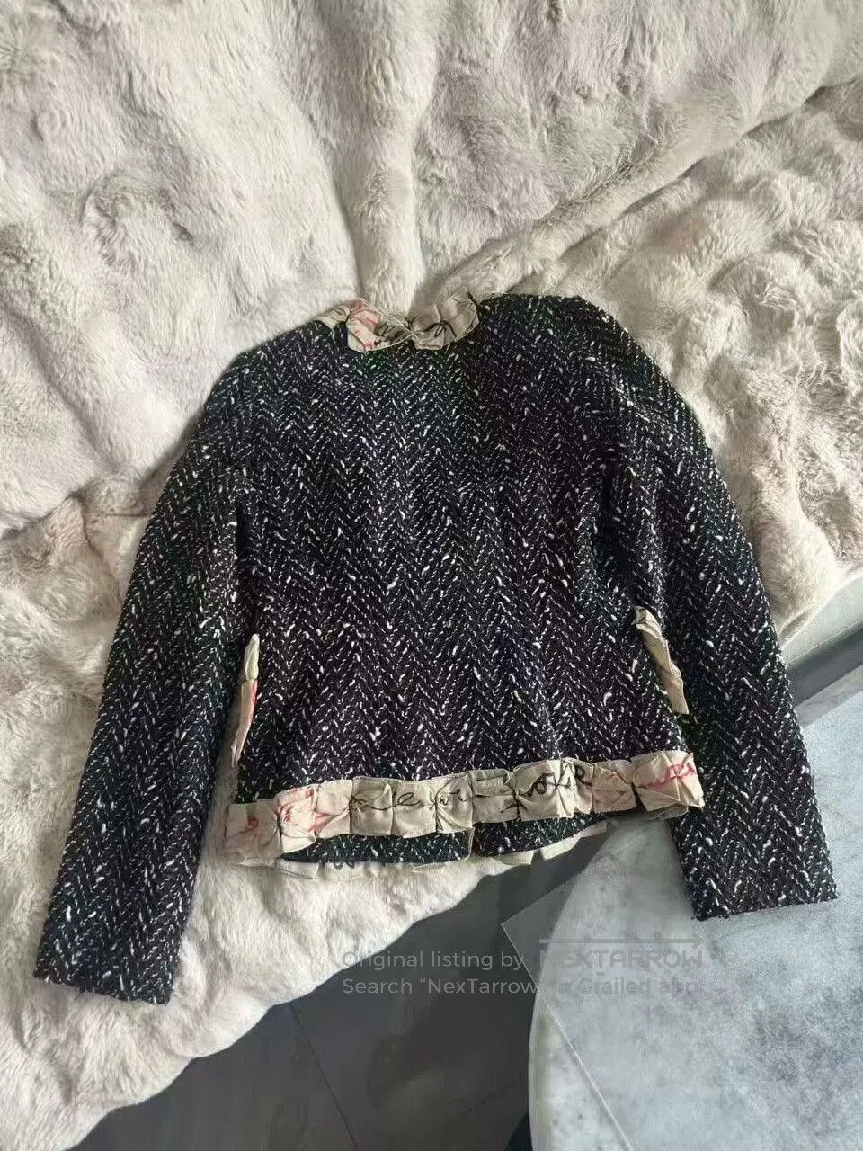 Dolce & Gabbana Dolce & Gabbana Tweed Short Jacket. Size S / US 4 / IT 40 - 4 Thumbnail