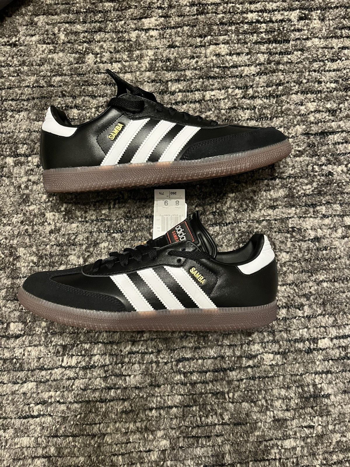 Adidas Samba OG Shoes “Black” Size US 8 / EU 41 - 1 Thumbnail