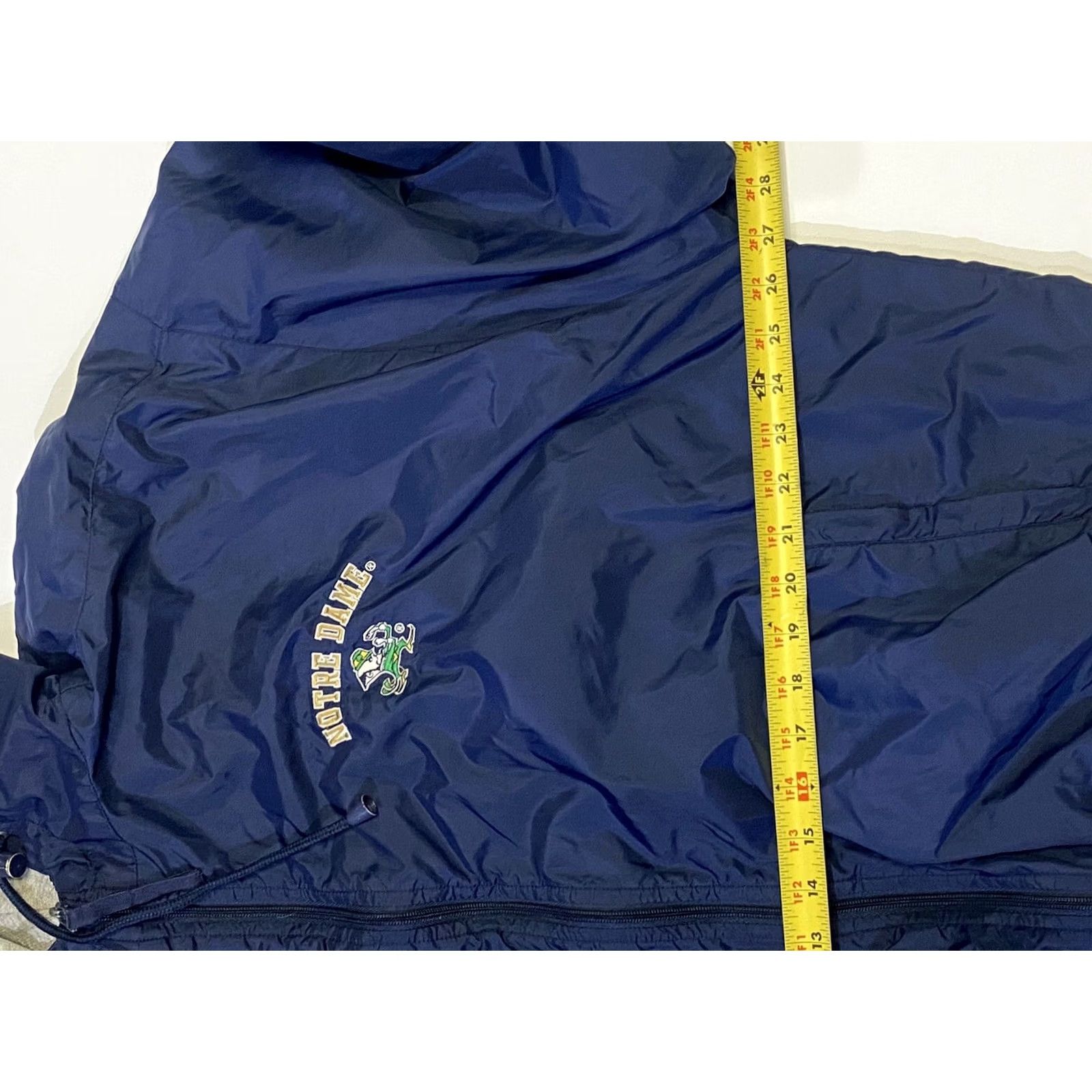 Vintage VINTAGE Steve and Barry’s Notre Dame Irish Zip Up Coat Jacket XL Blue Men Size US XL / EU 56 / 4 - 3 Thumbnail