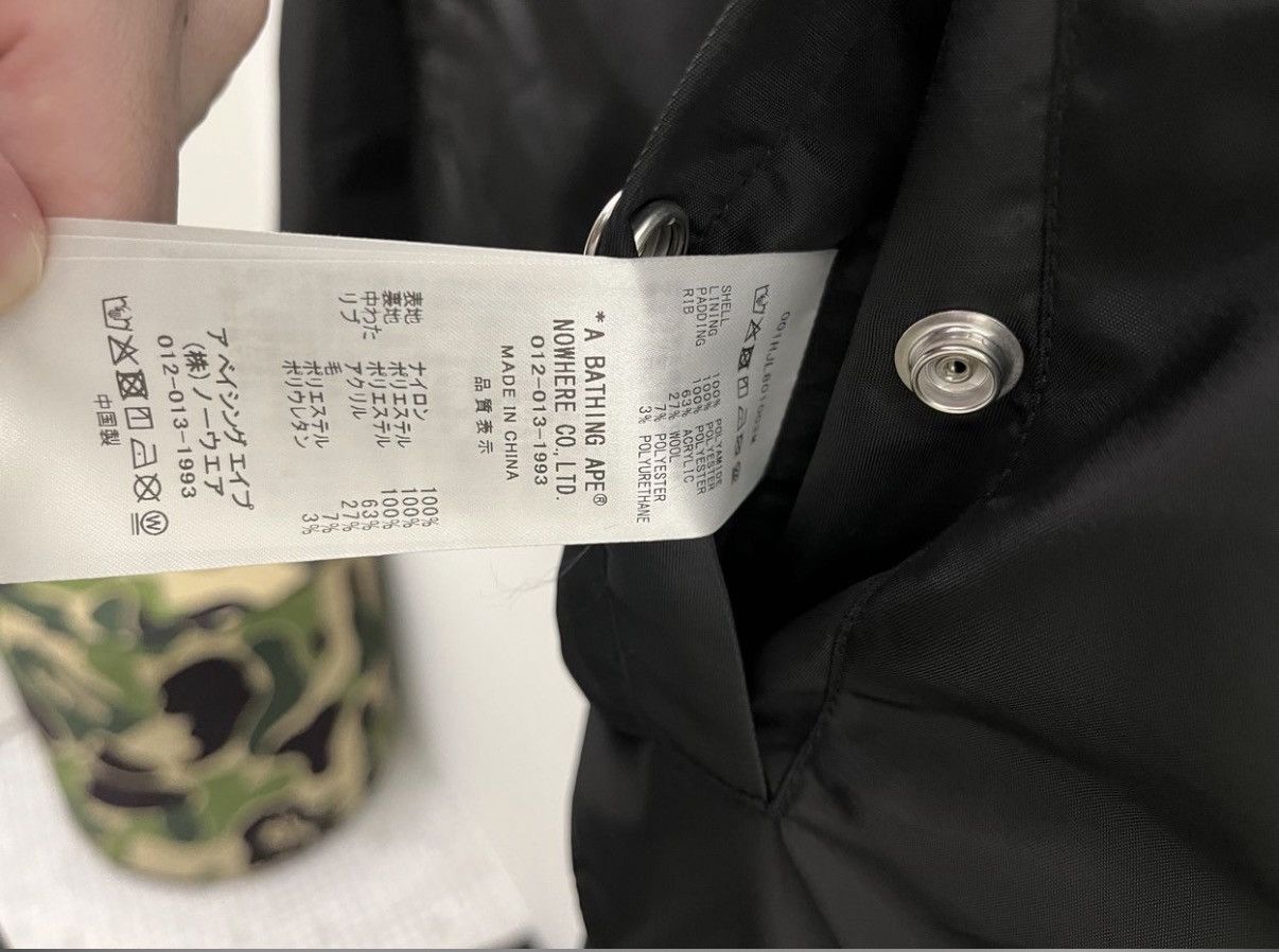 Bape Bape shark jacket ma-1 black Size US XL / EU 56 / 4 - 16 Thumbnail