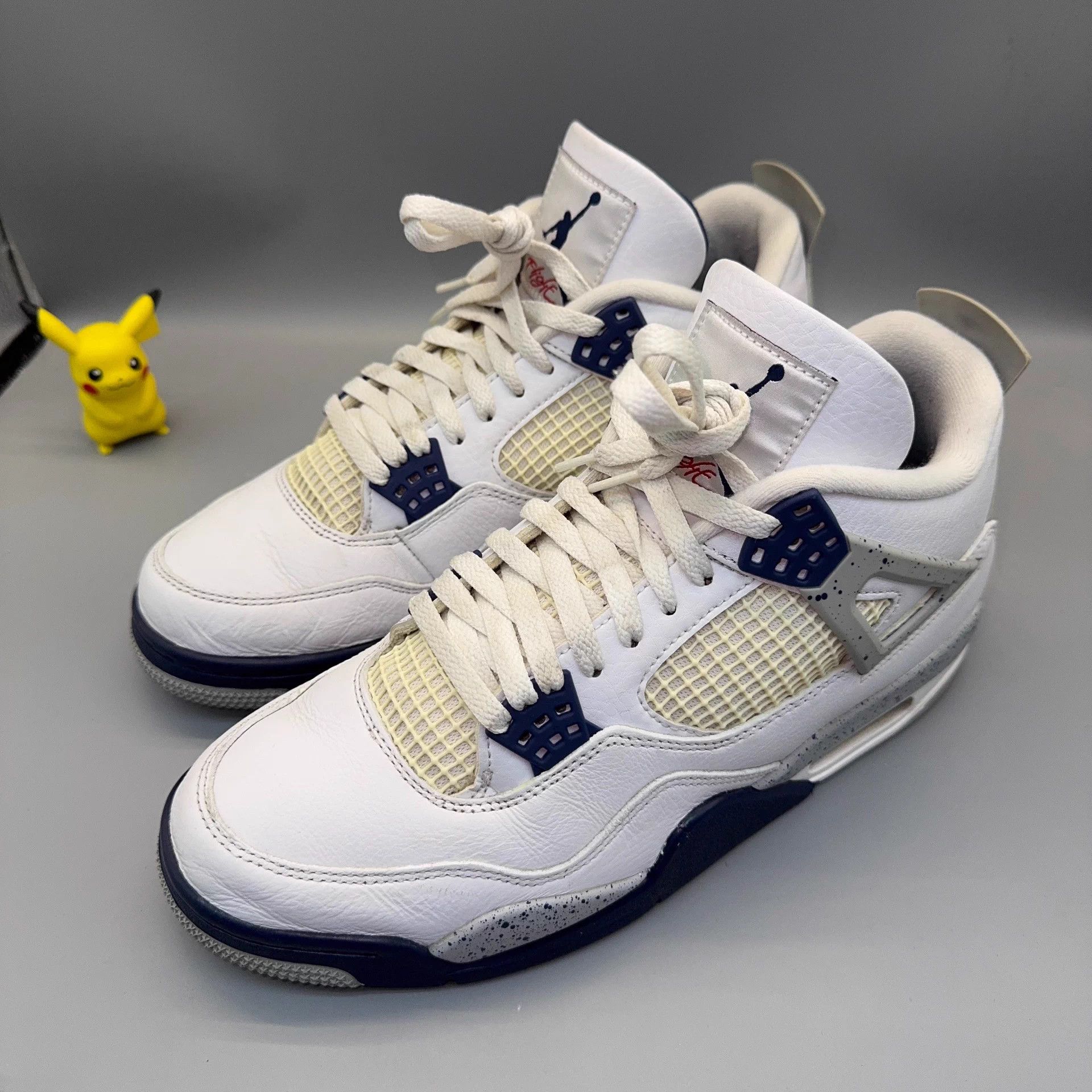 Nike Jordan AJ4 Midnight Blue Size 44.5 Size US 11.5 / EU 44-45 - 1 Thumbnail