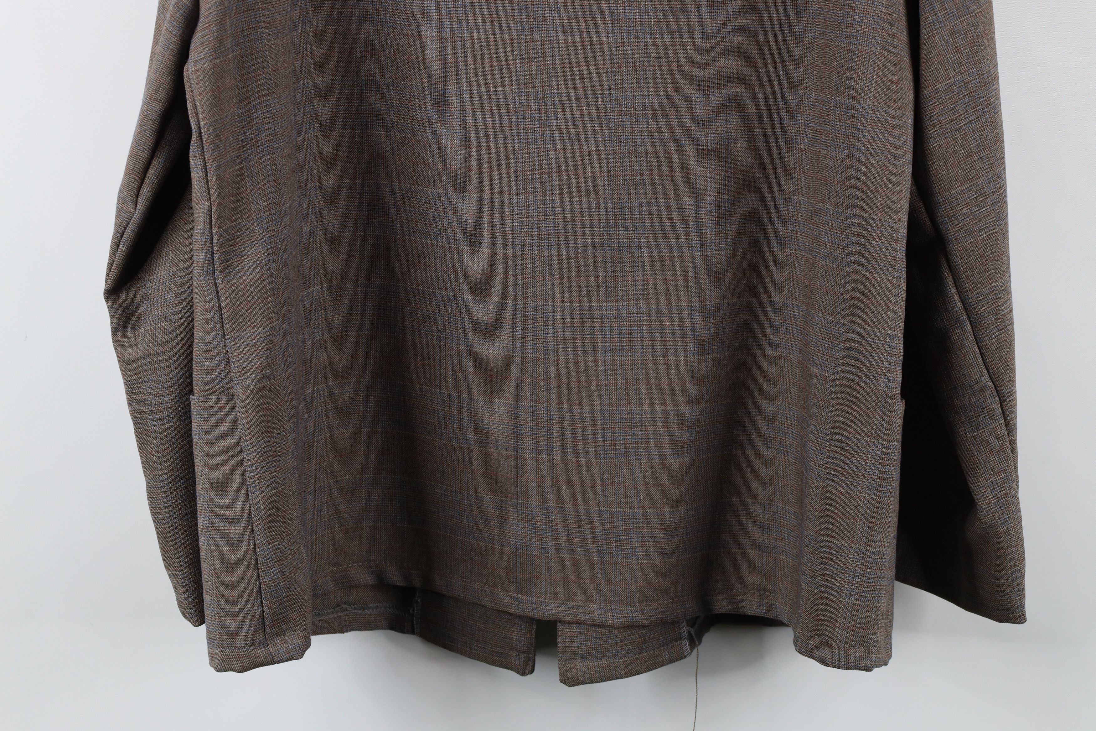 Vintage Vintage 90s Streetwear One Button Blazer Jacket Plaid USA Size XXL / US 16-18 / IT 52-54 - 15 Thumbnail