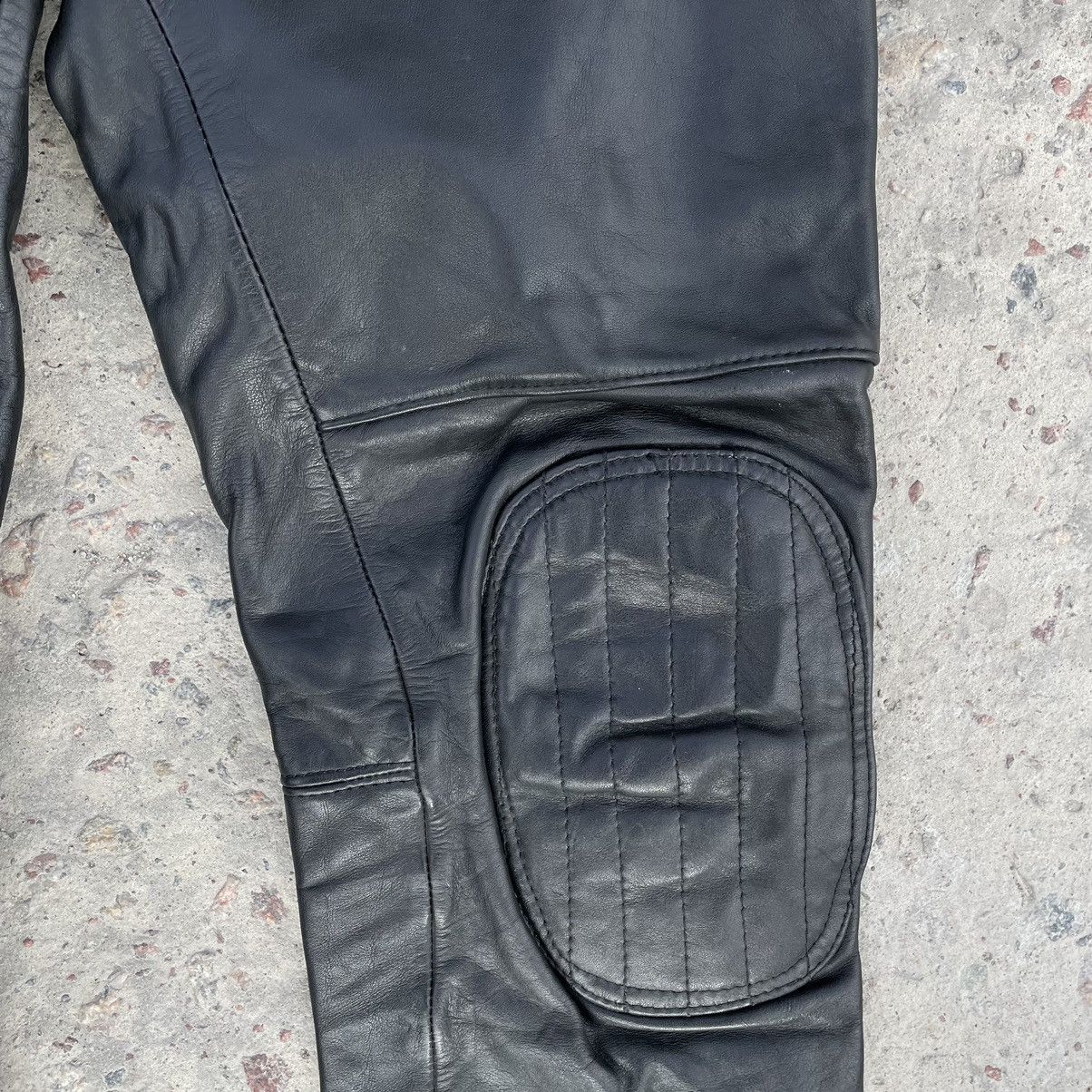 Other Vintage Moto Leather Pants 50 Size Y2K 90s USA Japan Size US 32 / EU 48 - 4 Thumbnail