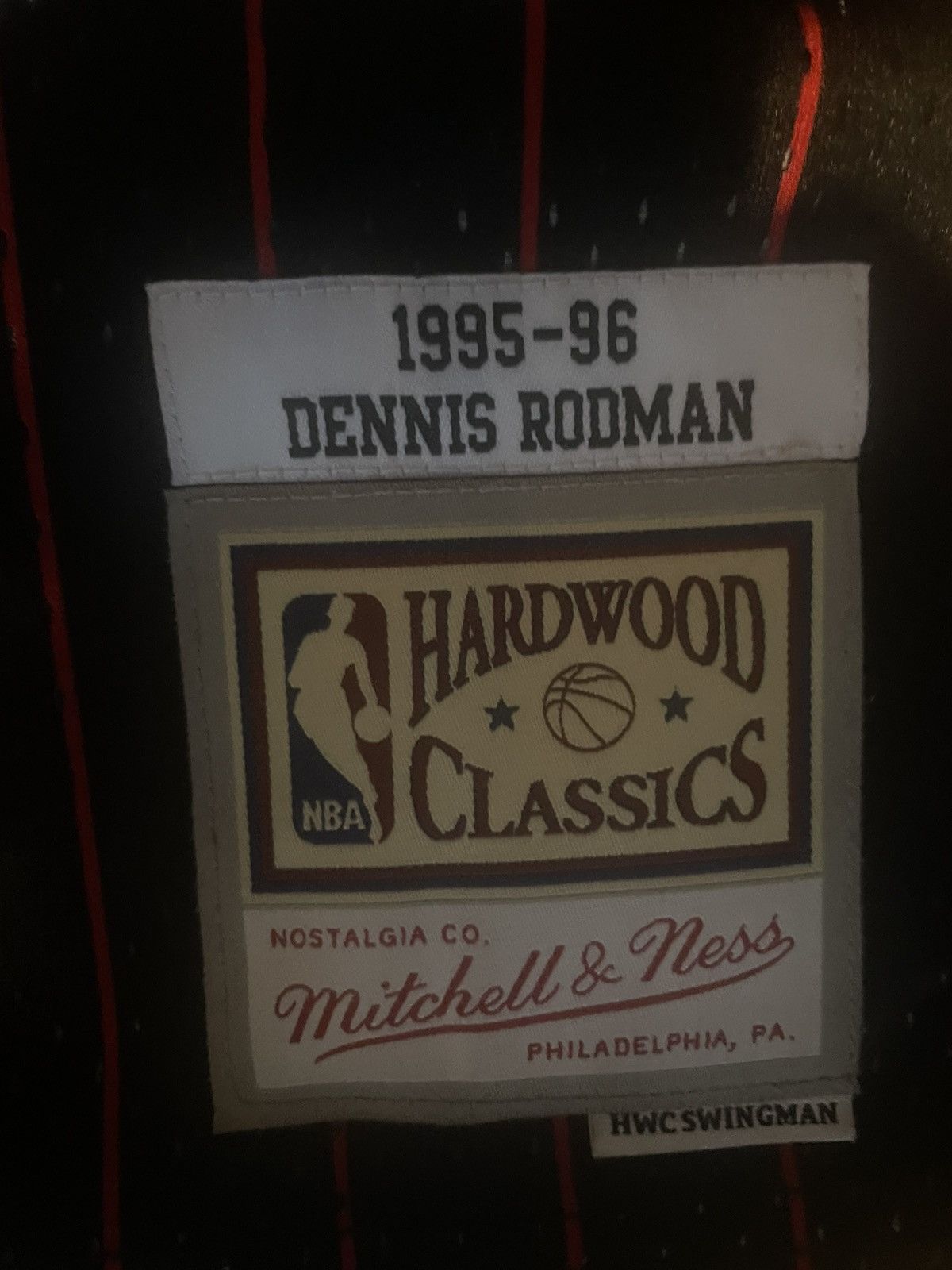 NBA hardwood classics rodman jersey Size US L / EU 52-54 / 3 - 3 Thumbnail