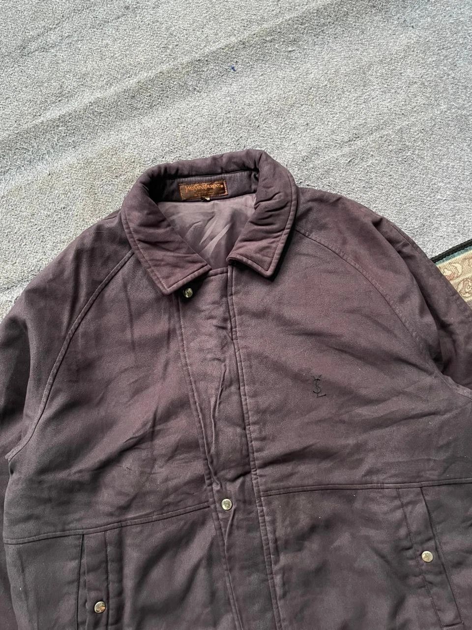 Saint Laurent Paris Vintage Yves Saint Laurent YSL Suede Jacket Size US L / EU 52-54 / 3 - 2 Thumbnail