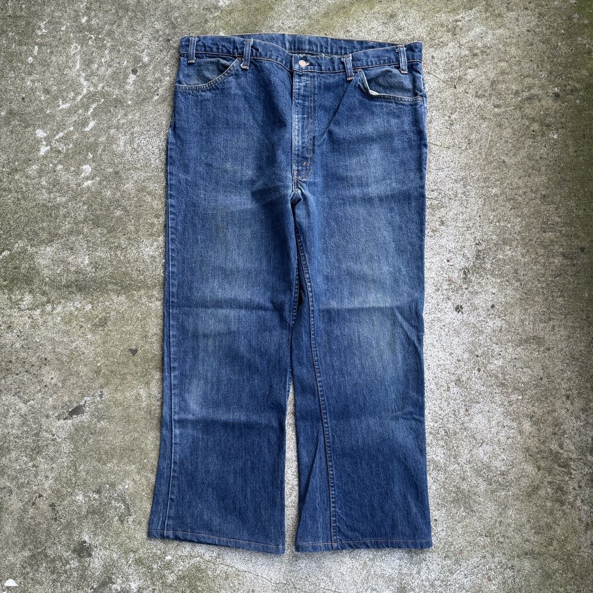 Image of Levis x Vintage 80's Levi’S 646 Bootcut Denim Jeans Hemmed 40X27 in Blue, Men's