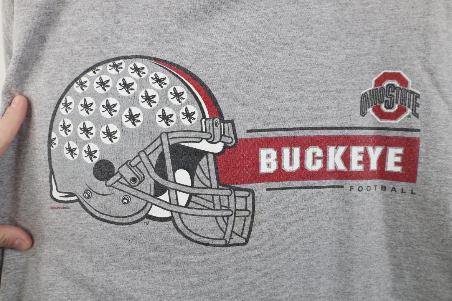Vintage Vintage 90s Y2K Ohio State University Long Sleeve T-Shirt Size US XXL / EU 58 / 5 - 4 Thumbnail