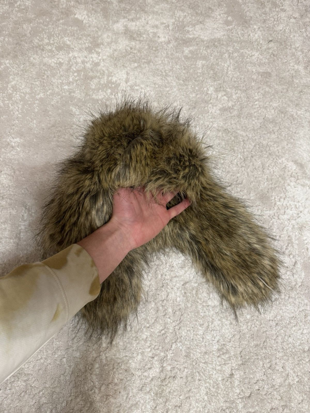 Japanese Brand × Vintage Y2K Ushanka Warm Faux Fur Fuzzy Hat Size ONE SIZE - 8 Thumbnail