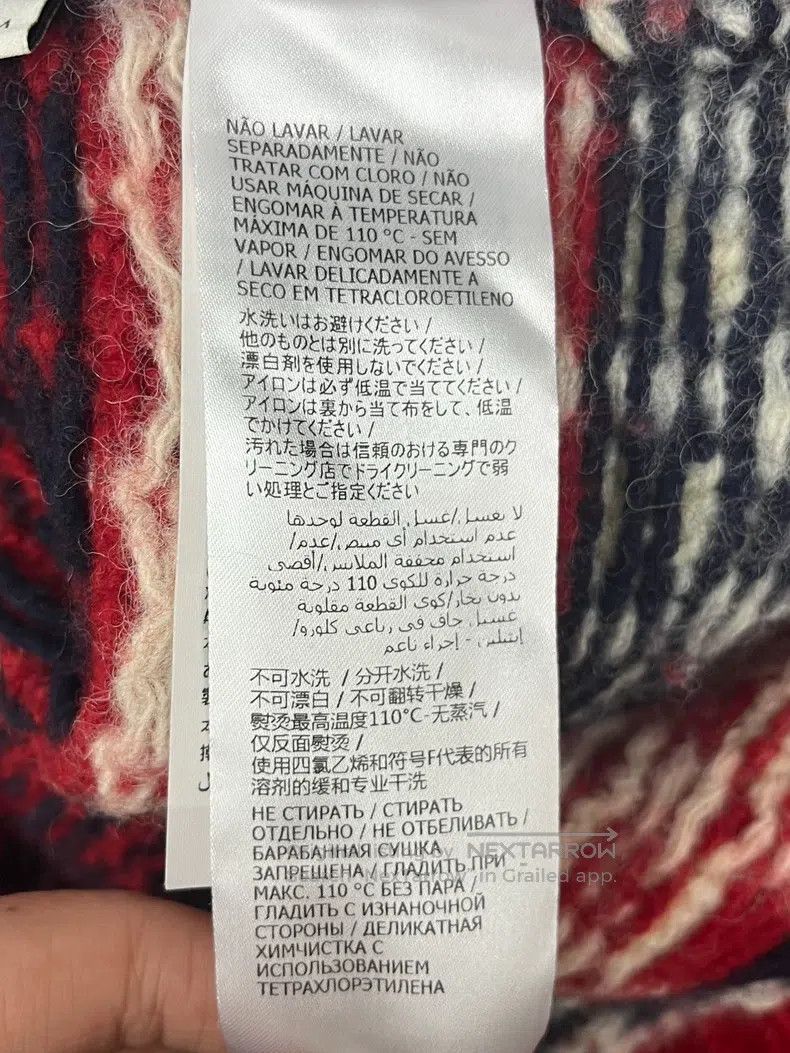 Gucci Gucci Red printed wool cardigan coat Size M / US 6-8 / IT 42-44 - 6 Thumbnail