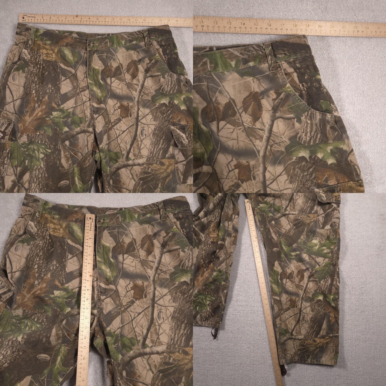 Realtree Spartan Outdoors Cargo Pants Mens 2XL Brown Realtree Camo Hunting Workwear Pants Size US 39 - 8 Thumbnail