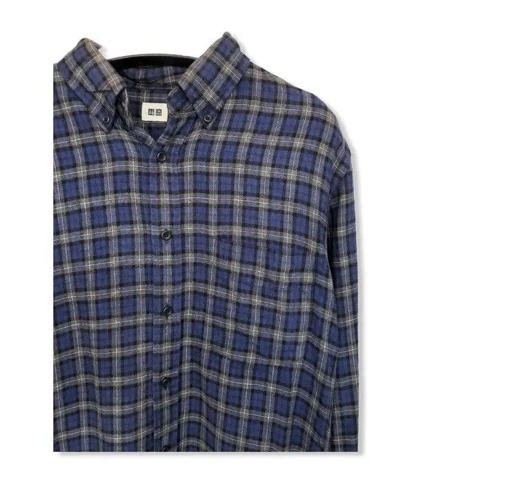 Japanese Brand Japanese Brand Uniqlo Plaid Tartan Flannel Shirt 👕 Size US M / EU 48-50 / 2 - 2 Thumbnail