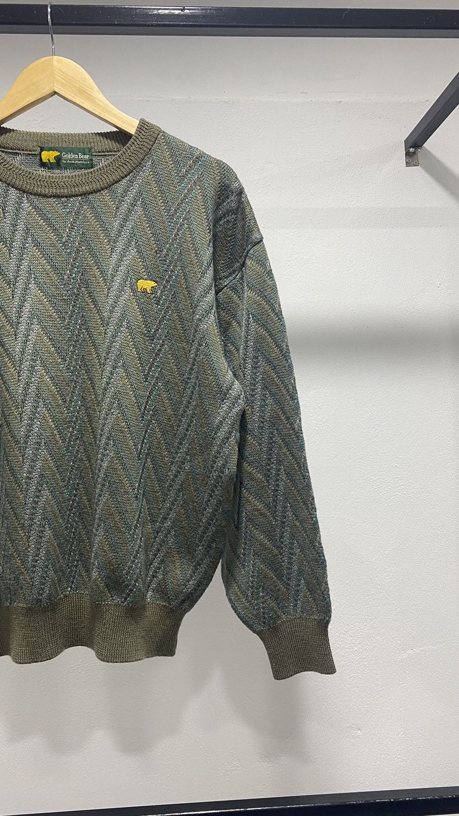 Aran Isles Knitwear × Golden Bear Acne Studios Inspired Knit Sweater by Golden Bear Size US L / EU 52-54 / 3 - 2 Thumbnail