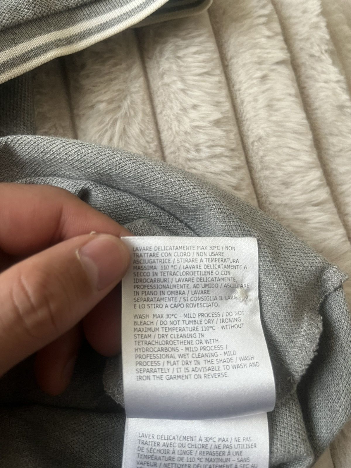 Moncler Grey Moncler Polo Size US S / EU 44-46 / 1 - 4 Thumbnail
