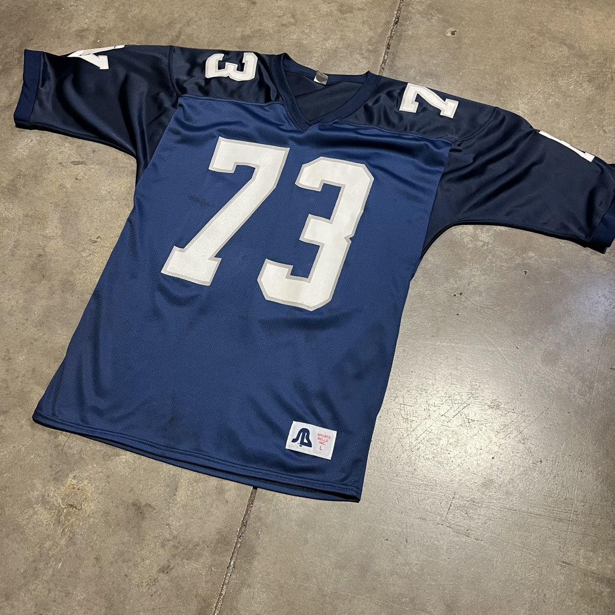 Vintage Vintage Mesh Football Jersey Practice Warm Up Cropped 80s Size US L / EU 52-54 / 3 - 4 Thumbnail