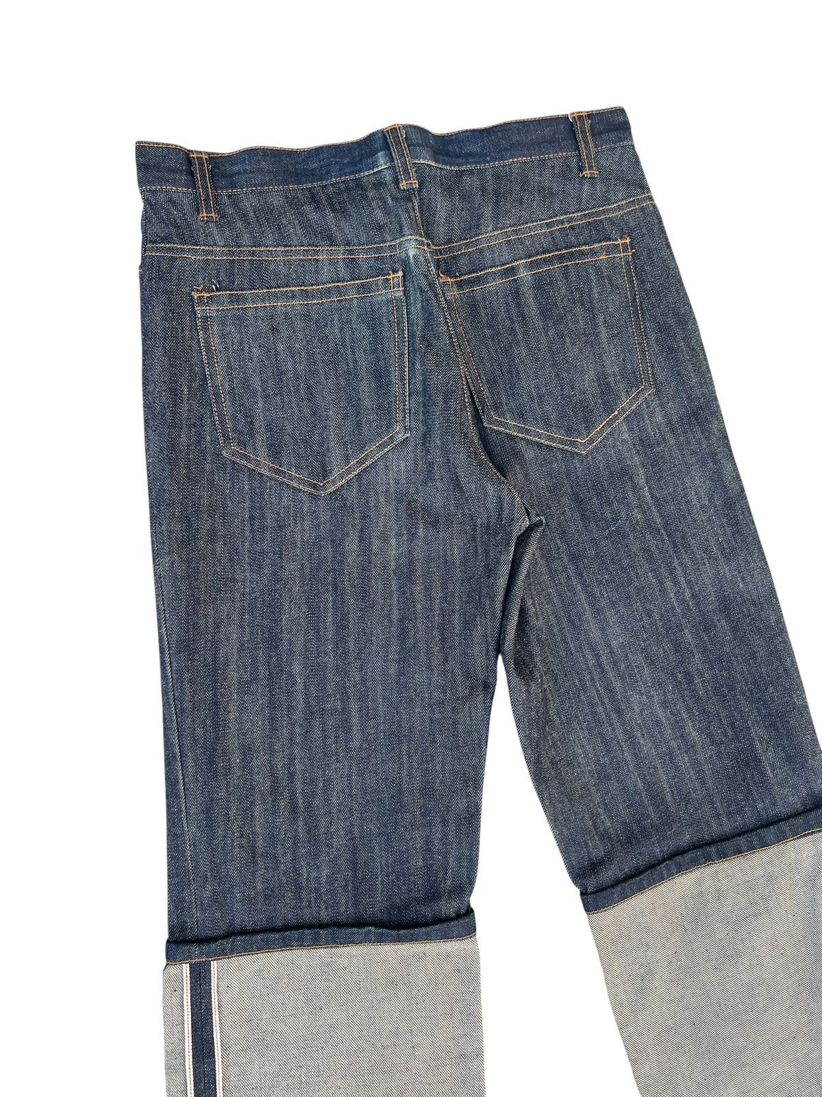 Vintage CLUTCH Japan Folded Leg Redline Selvedge Denim Size US 30 / EU 46 - 14 Thumbnail