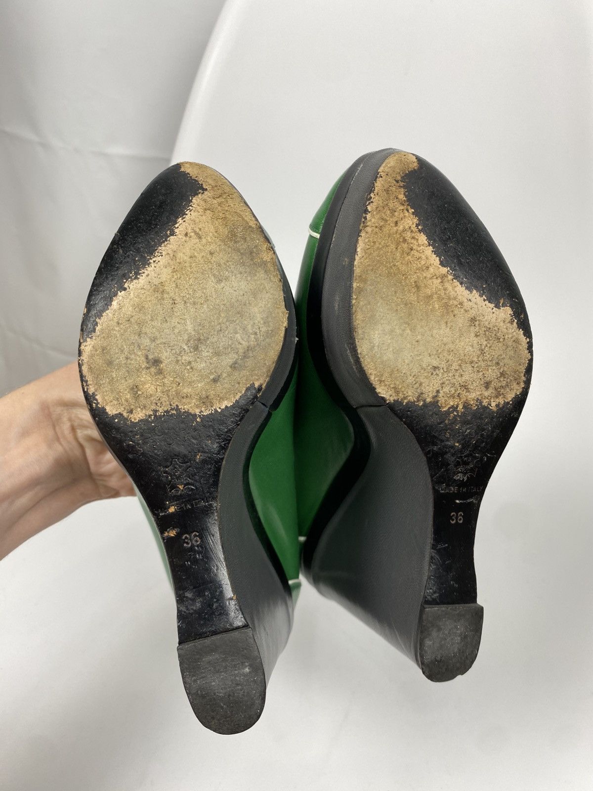 Escada Sport Escada Sport Wedge Heels Leather size 36 Size US 6 / IT 36 - 8 Thumbnail