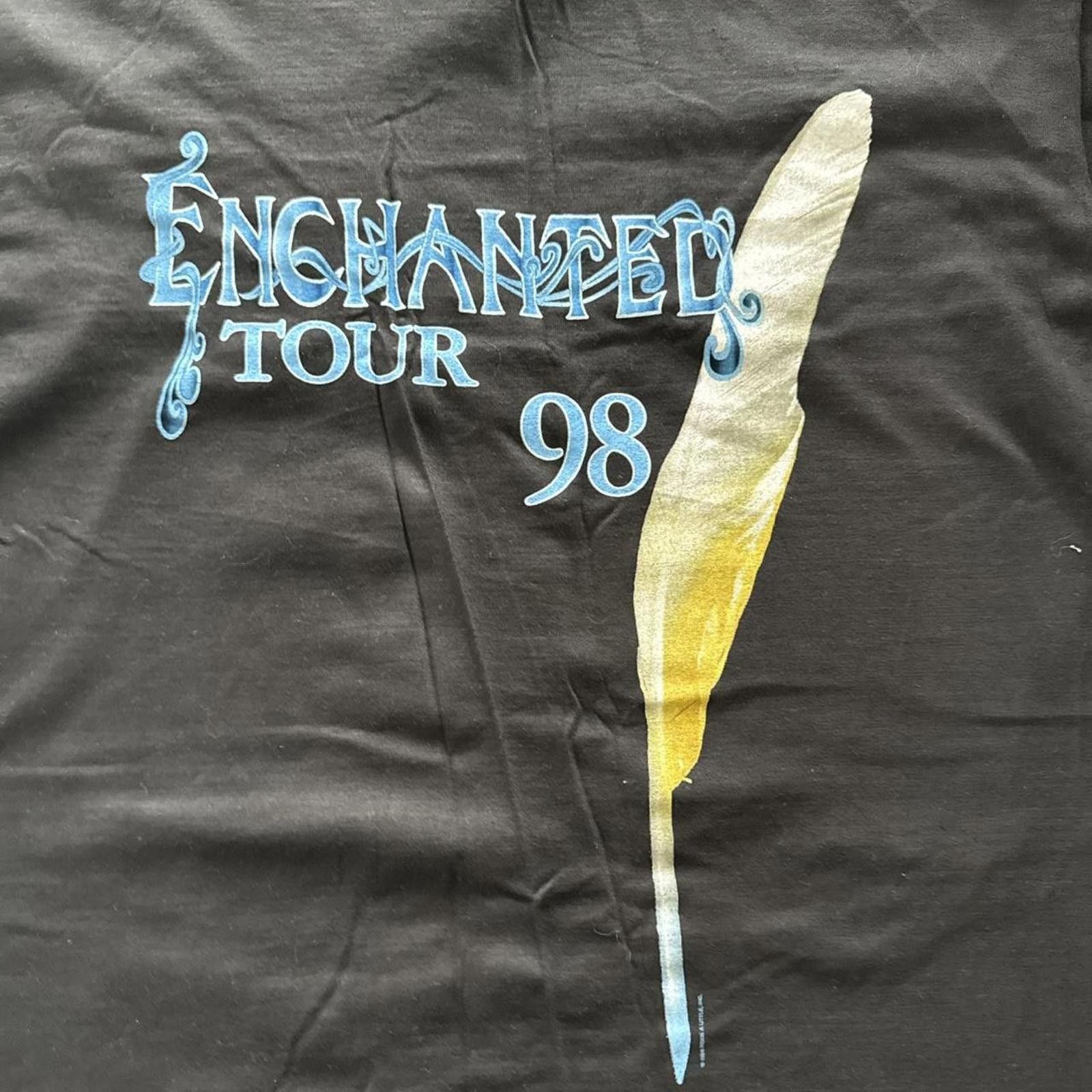 Other Vintage 1998 Stevie Nicks Enchanted Tour Black Shirt Size US L / EU 52-54 / 3 - 5 Thumbnail