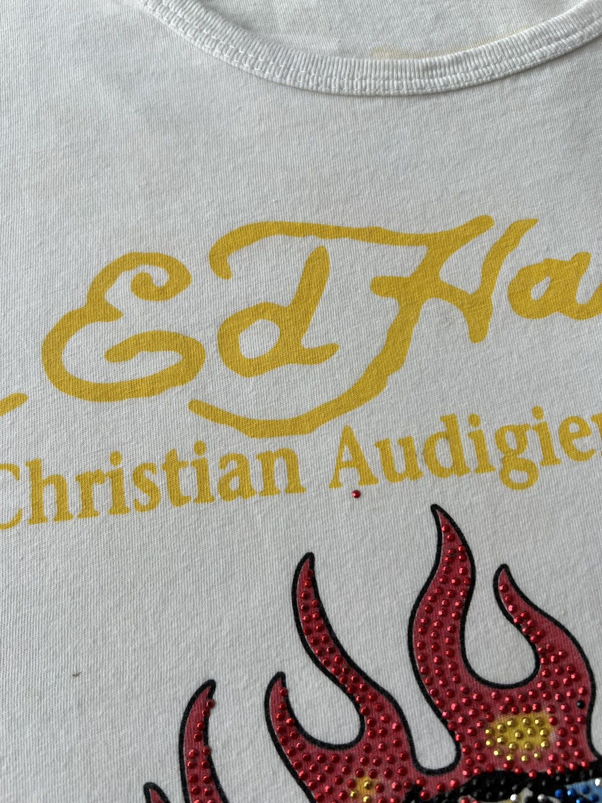 Ed Hardy Ed Hardy Christian Audigier Eagle Tattoo White T-shirt Size US L / EU 52-54 / 3 - 5 Thumbnail