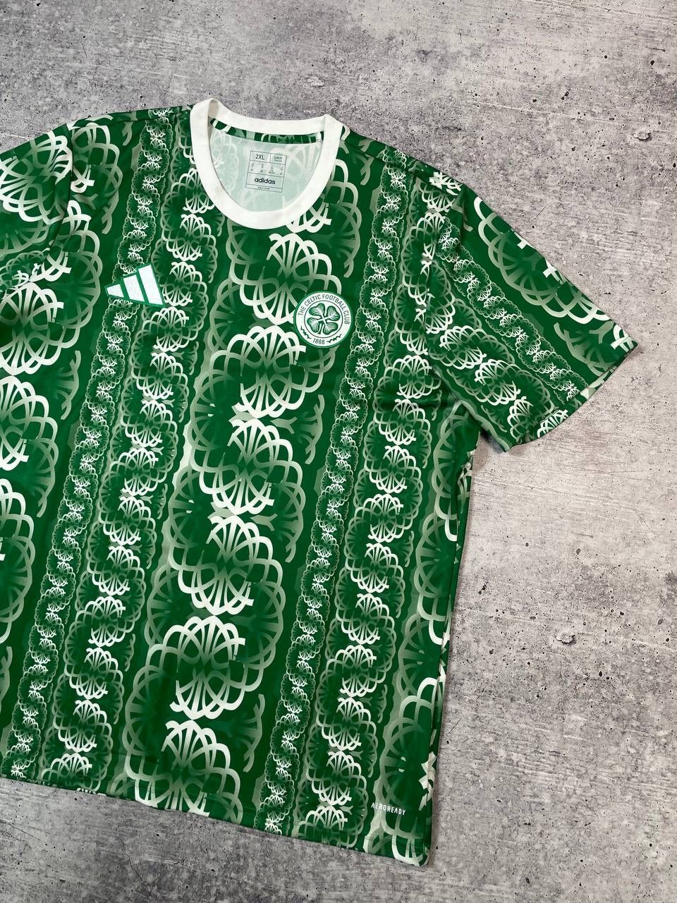 Adidas 2023 Adidas Celtic Pre Match Soccer Jersey T-Shirt Y2K Size US XXL / EU 58 / 5 - 3 Thumbnail