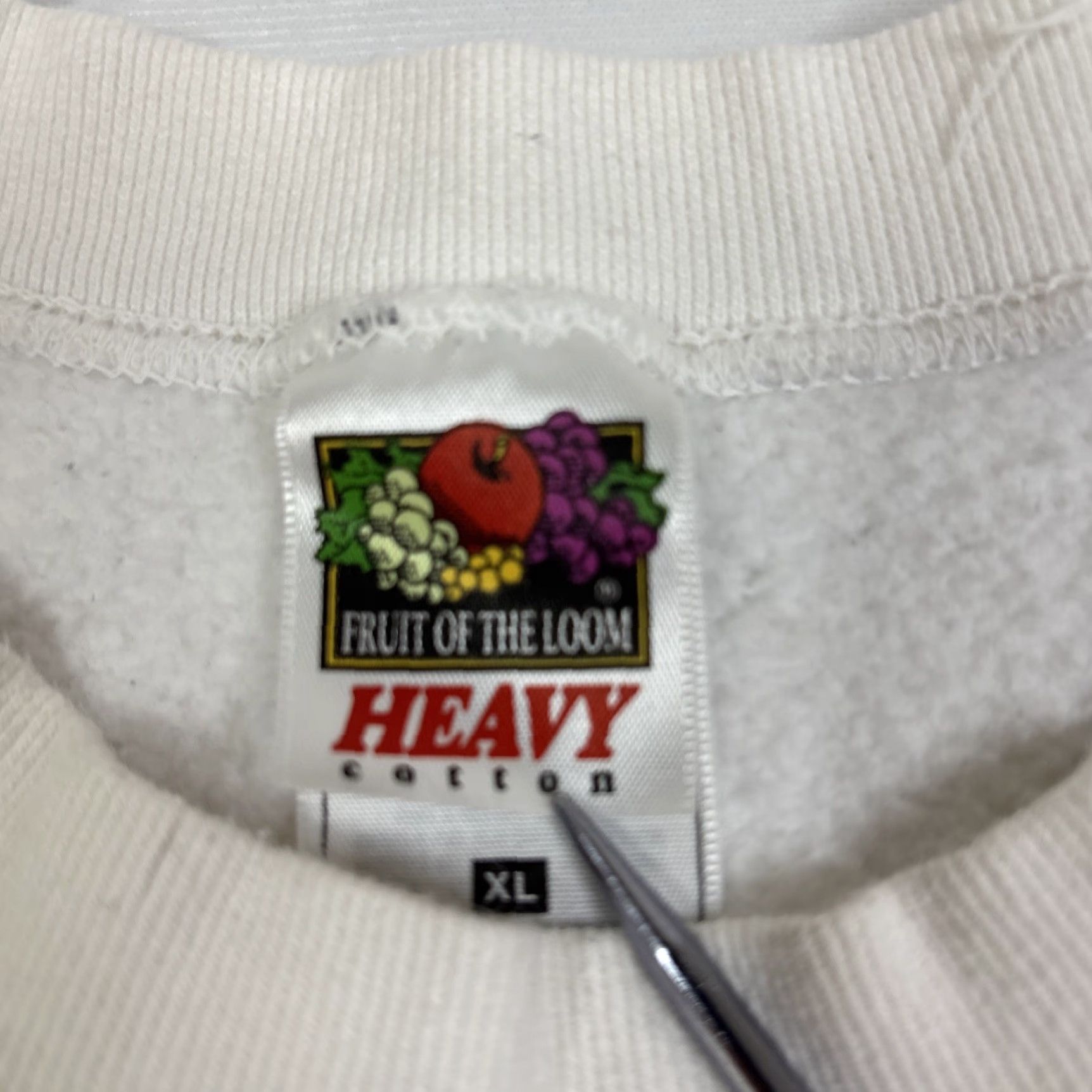 Fruit Of The Loom VINTAGE Fruit Of The Loom Pullover Crewneck Men’s XL White Harvard University Sweater Size US XL / EU 56 / 4 - 2 Thumbnail