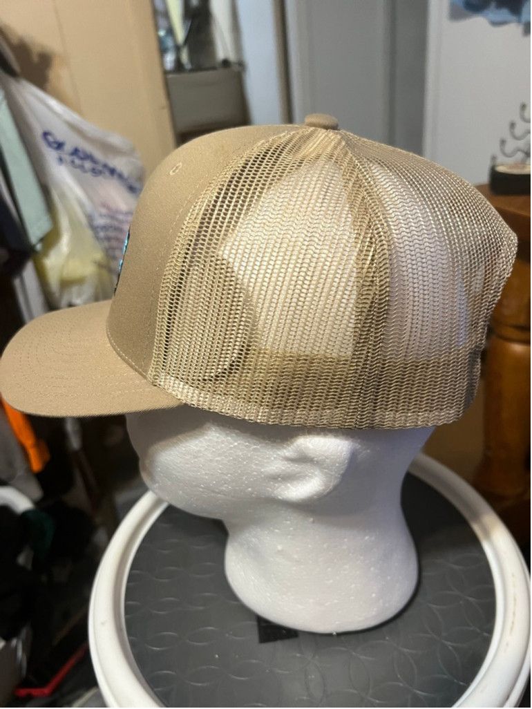 The Unbranded Brand Men's Beige Trucker Hat Blue Neighborhood Lending Size ONE SIZE - 2 Thumbnail