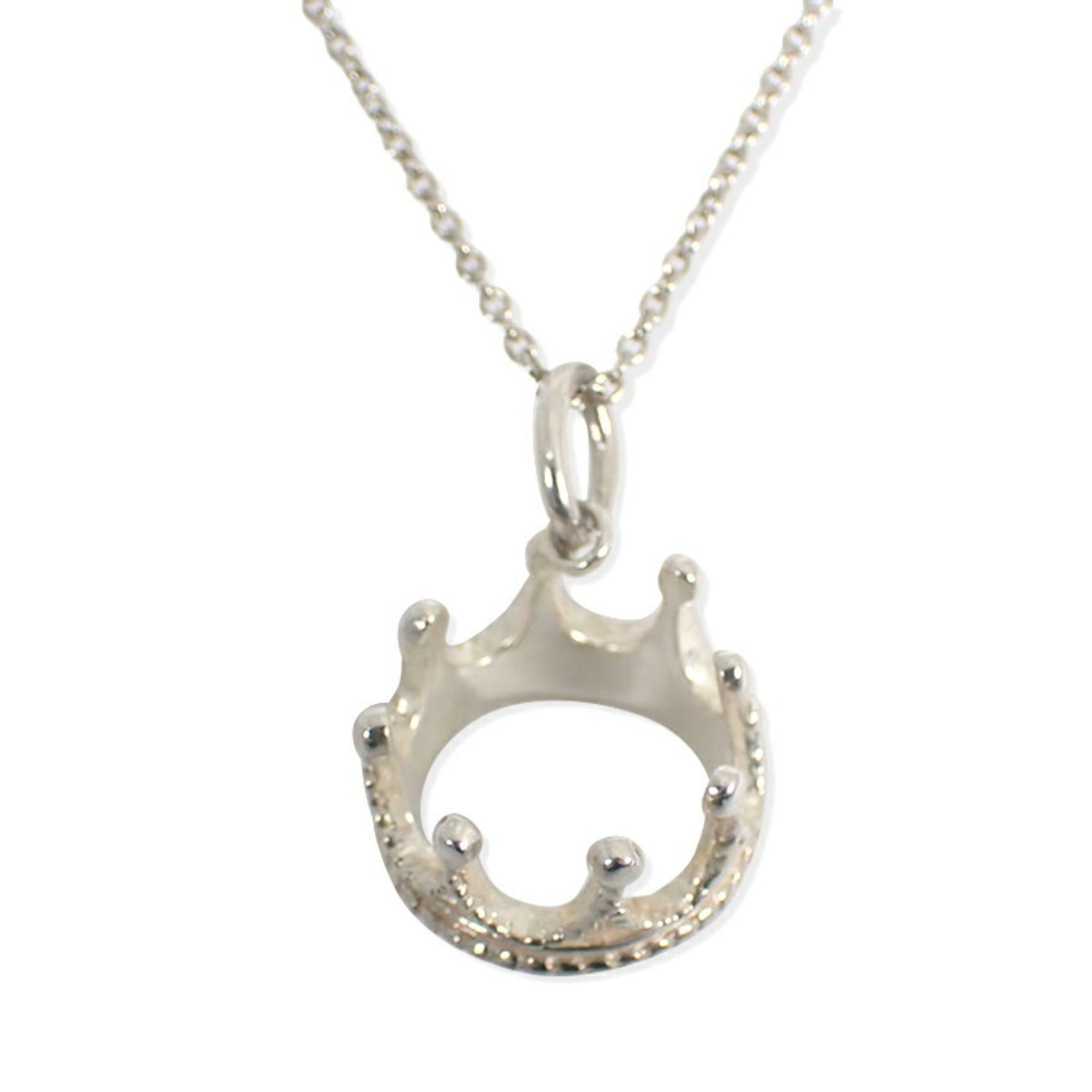 Tiffany & Co. TIFFANY & Co. 925 Crown Charm Pendant Necklace Size ONE SIZE - 1 Thumbnail